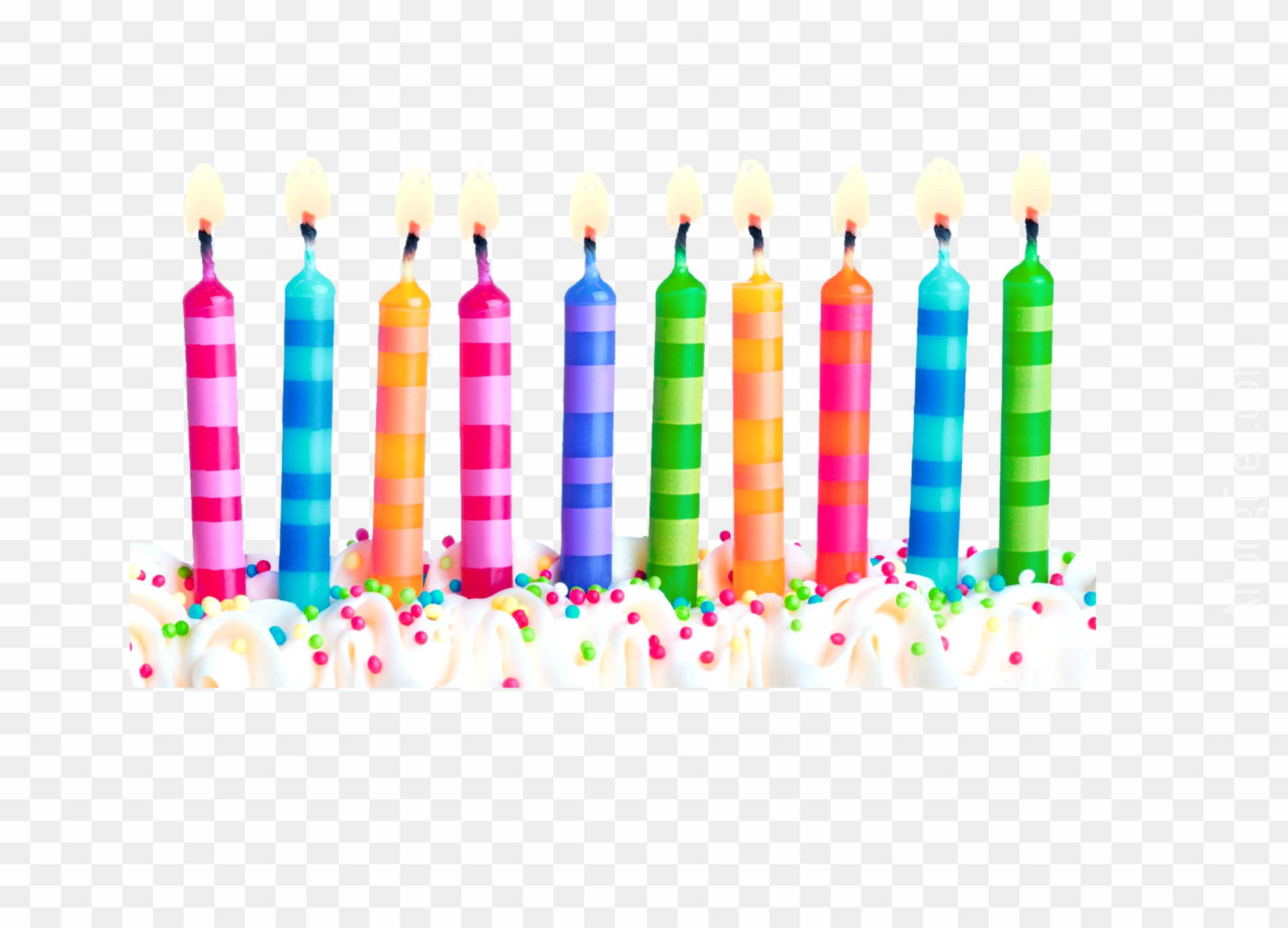 Birthday candle PNG download