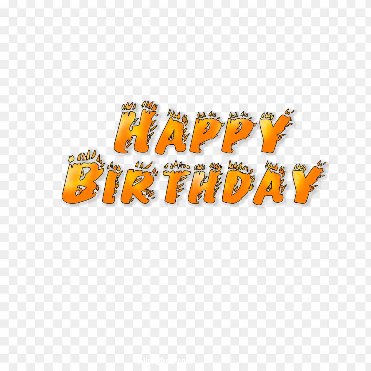 Happy birthday banner editing text PNG transparent images download