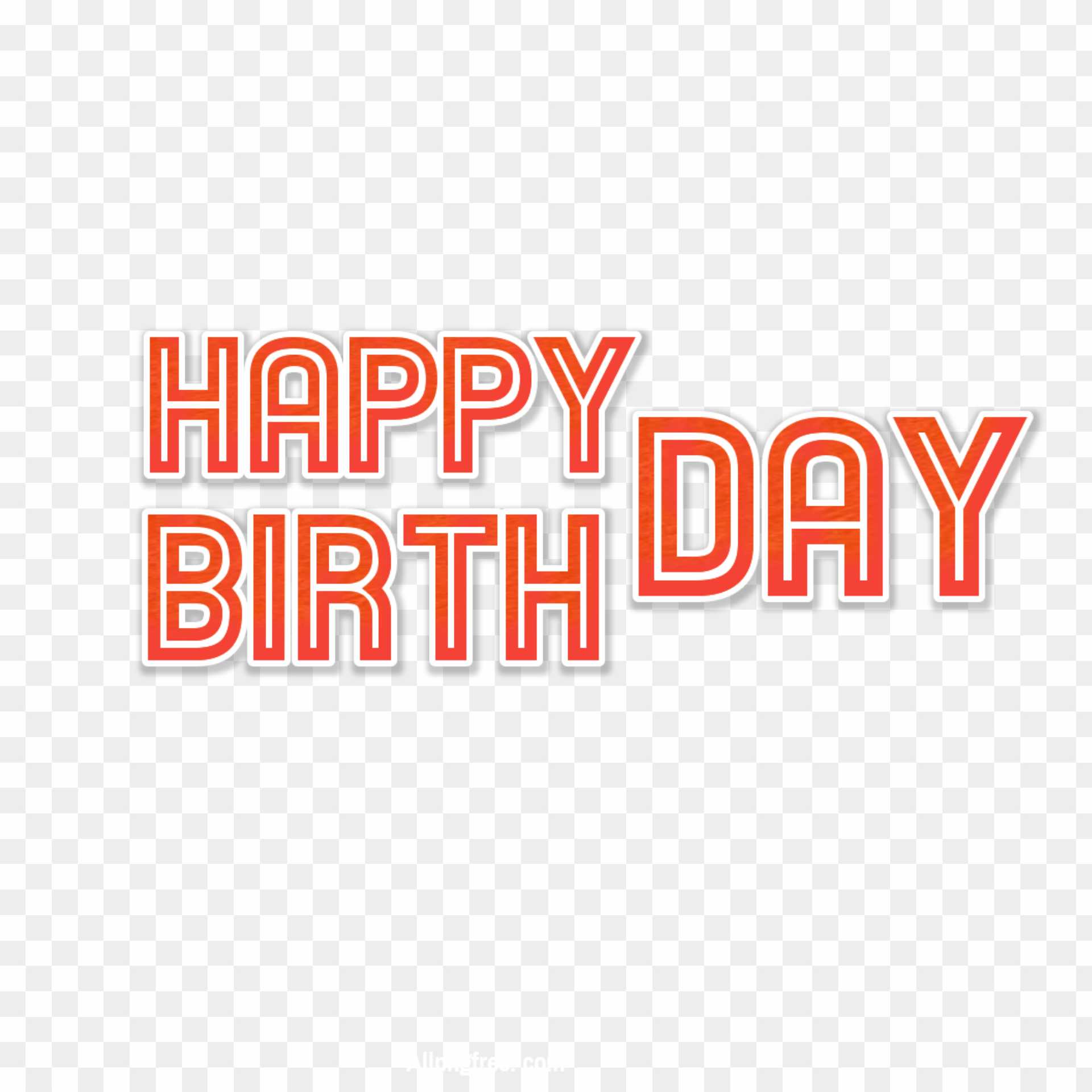 Happy Birthday text PNG images 