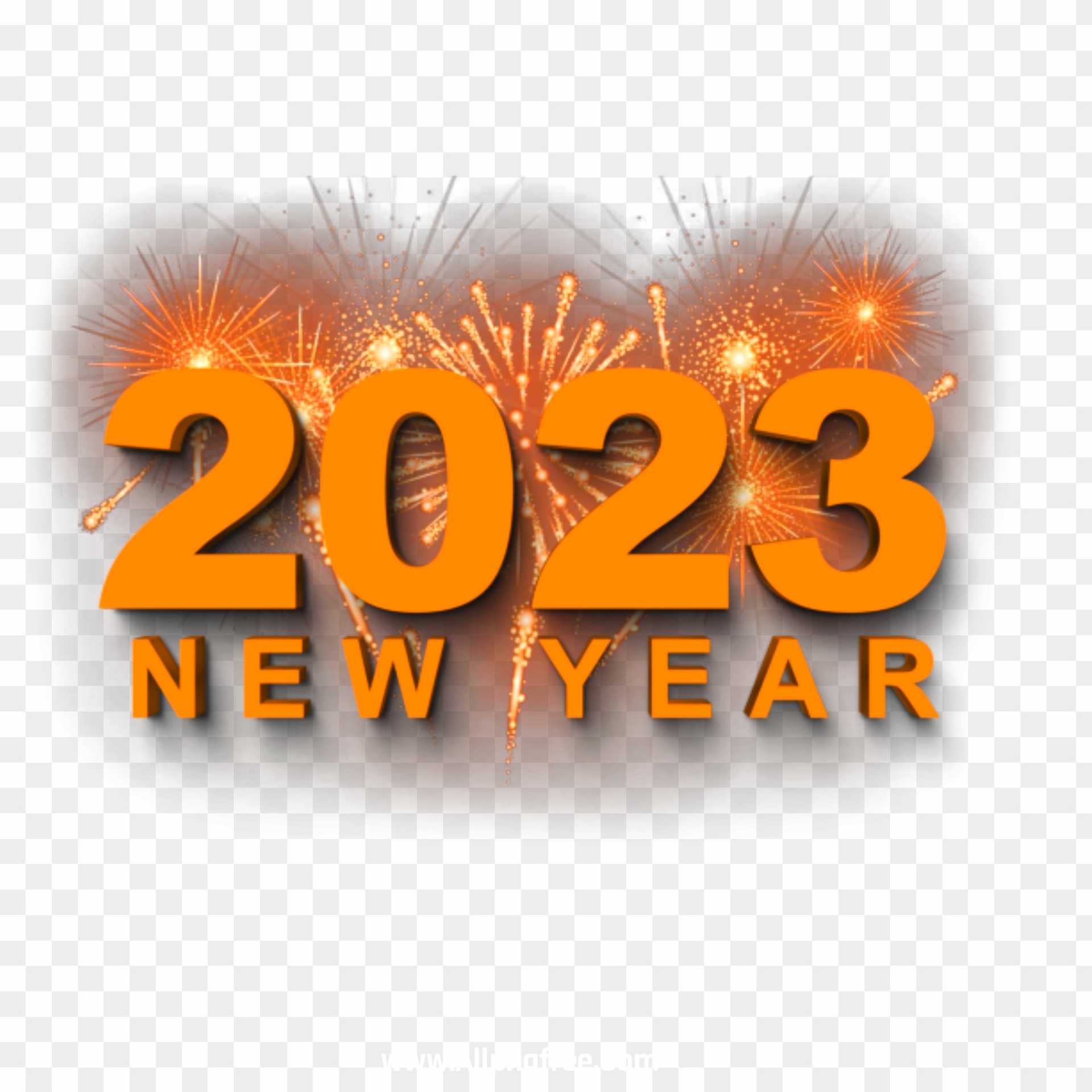 2023 happy new year png transparent imag