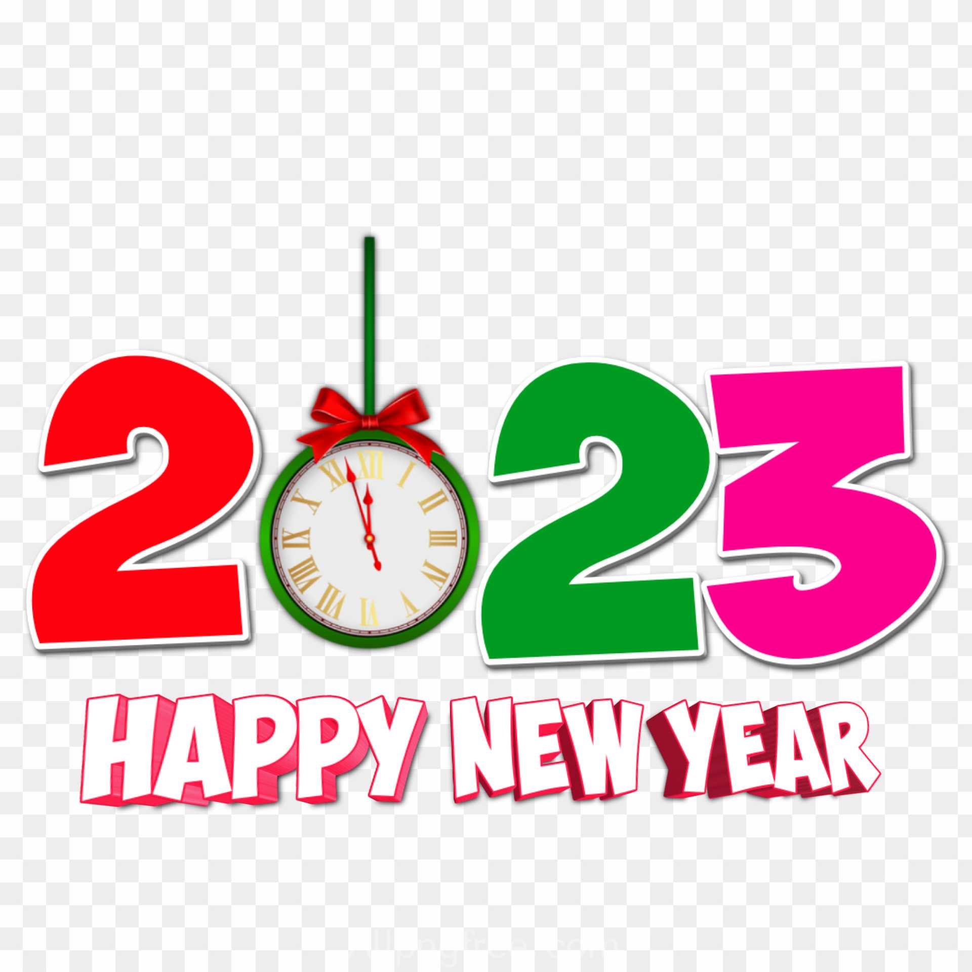 2023 happy new year png transparent images download 