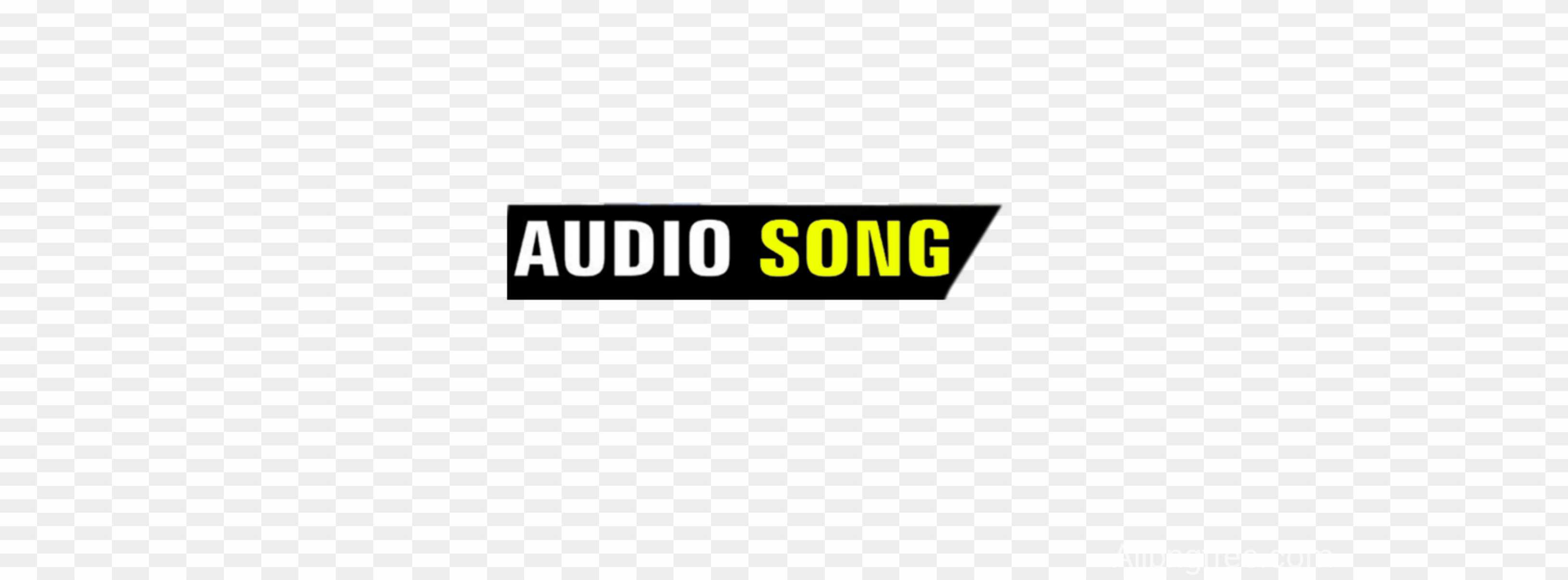 Audio song logo PNG_poster designing PNG images