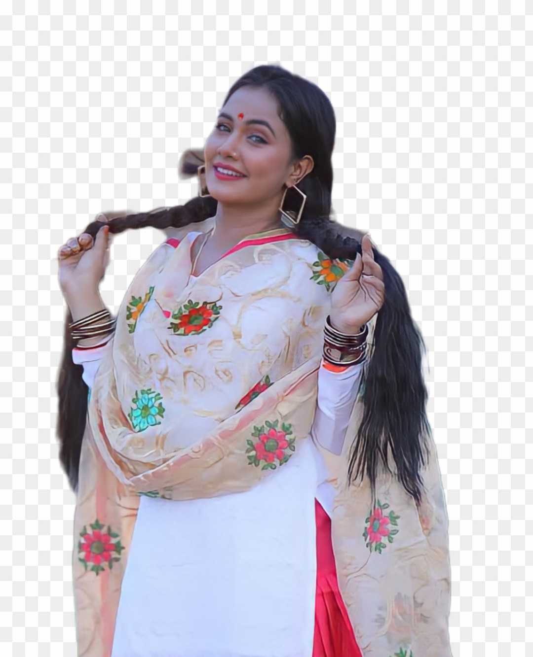 Bhojpuri actress Trishakar Madhu PNG