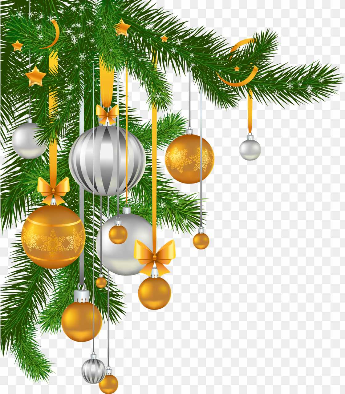 Christmas day decoration png images