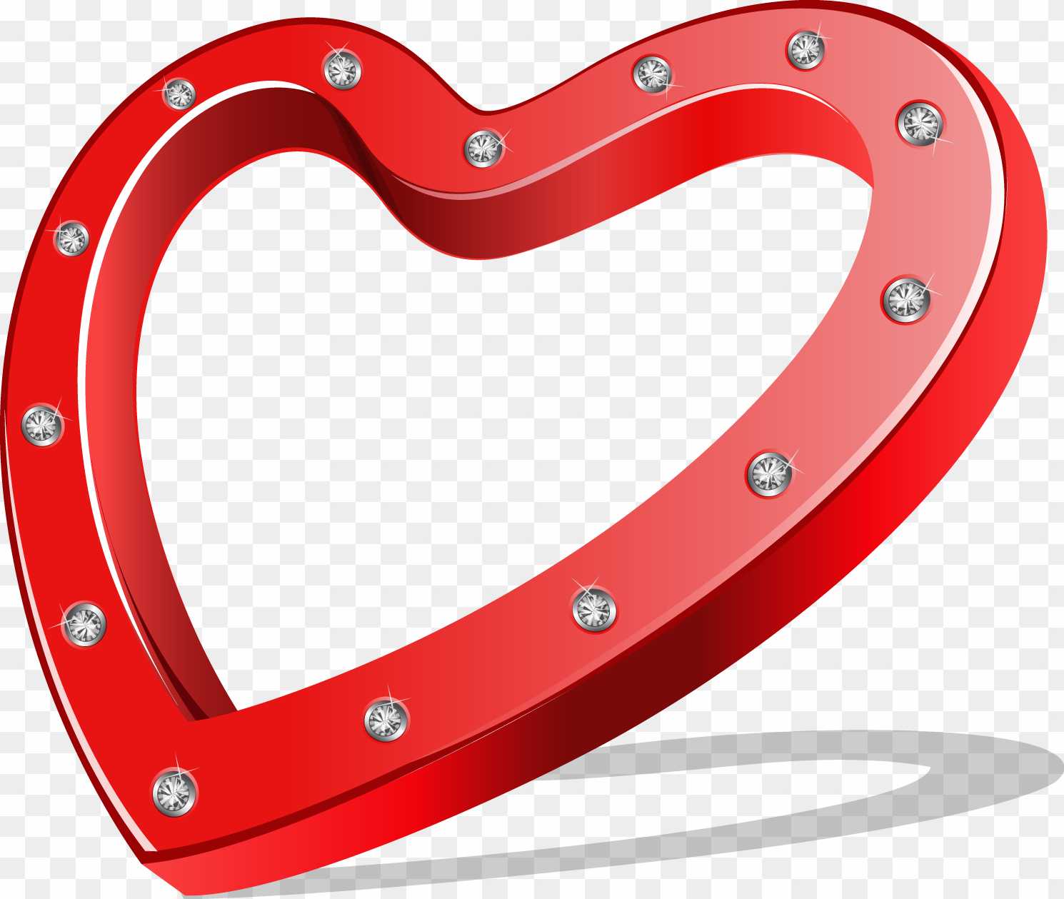 Wedding Heart Free Png Image - Heart With Rose Clipart - Free Transparent  PNG Download - PNGkey