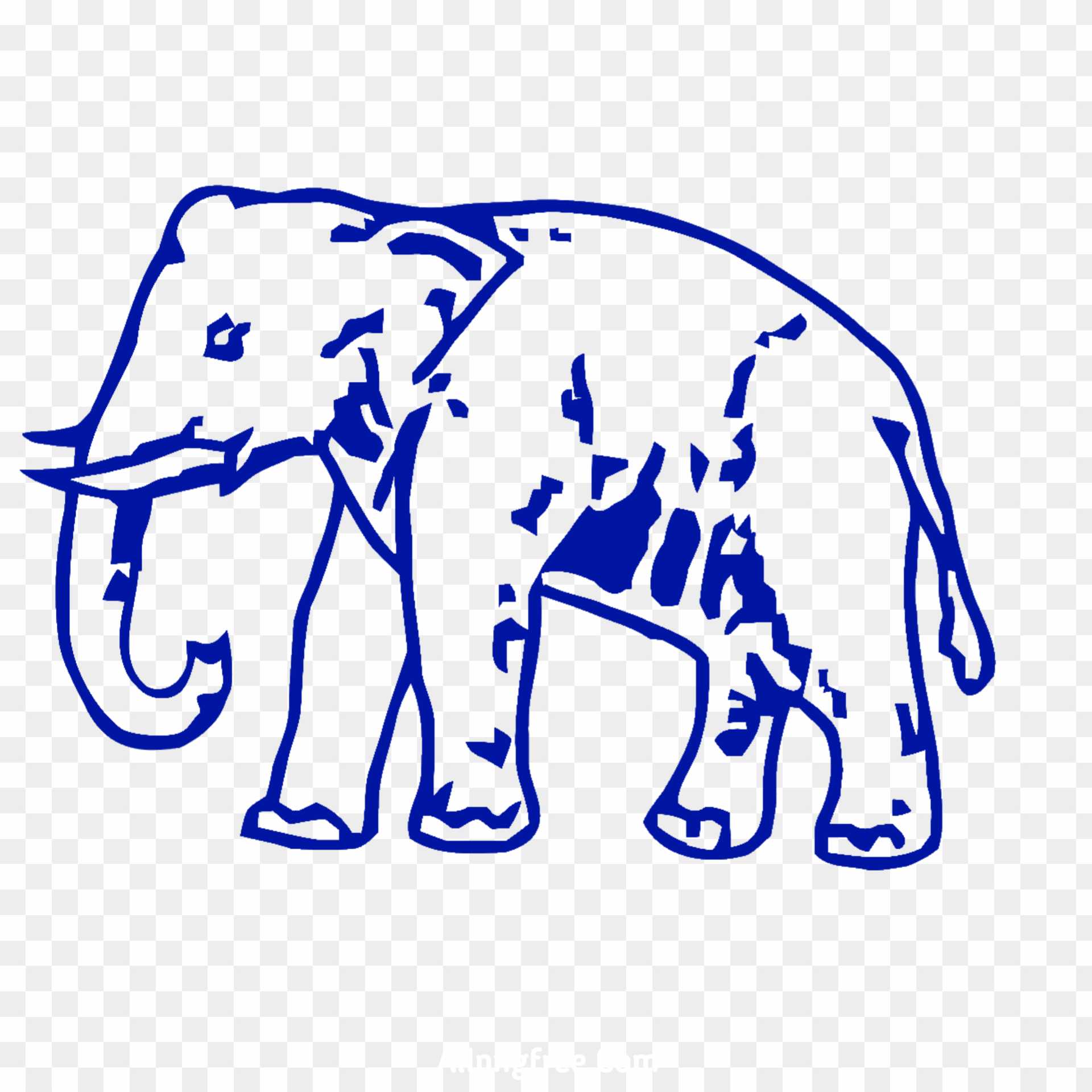 Elephant logo png clipart image 