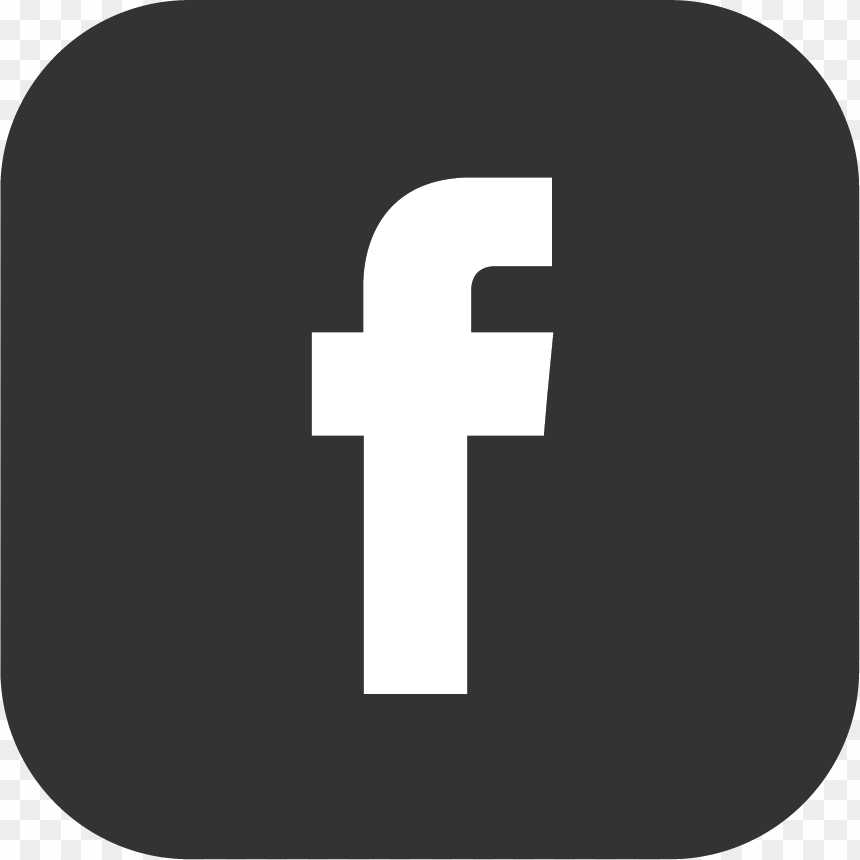 Facebook black icon png images