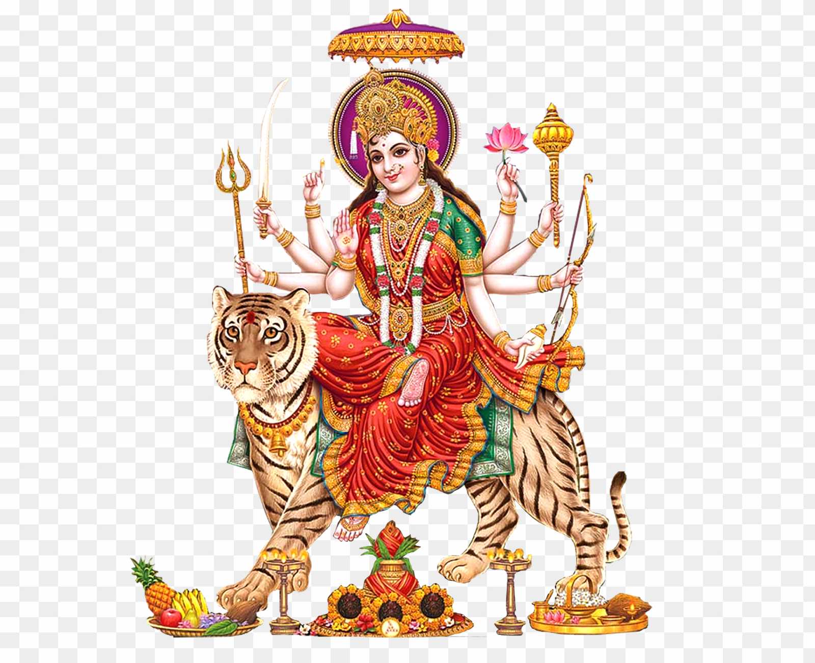 Goddess Durga Maa PNG