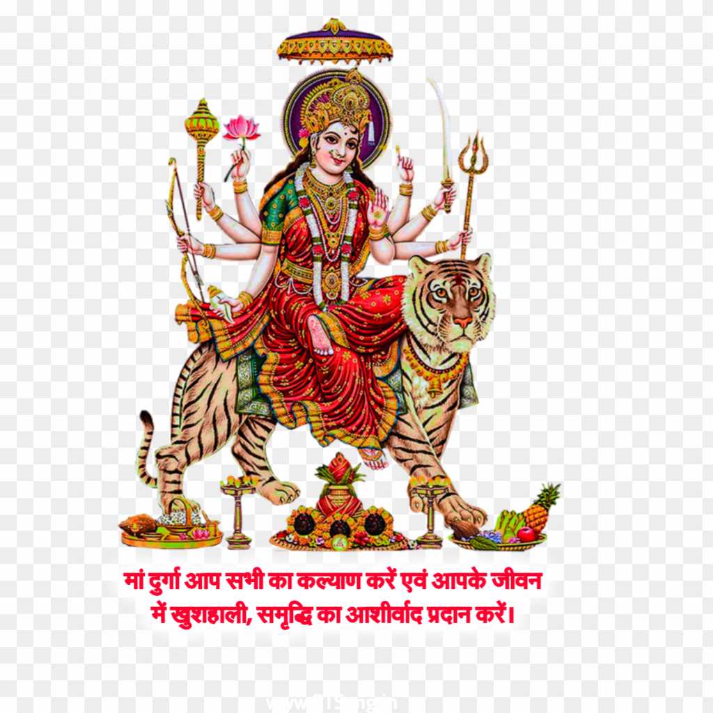 Goddess Durga PNG transparent image download