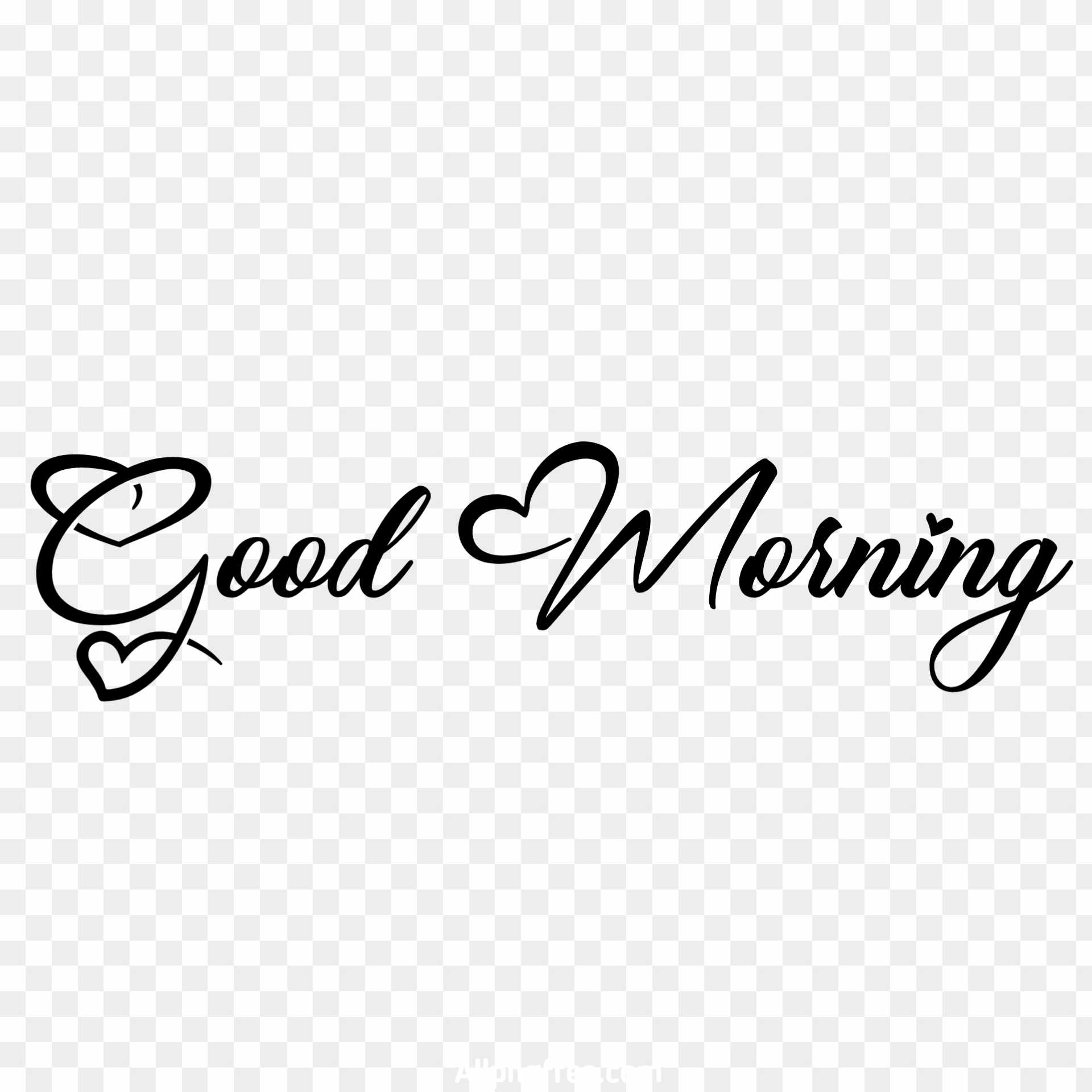 Good morning text PNG download