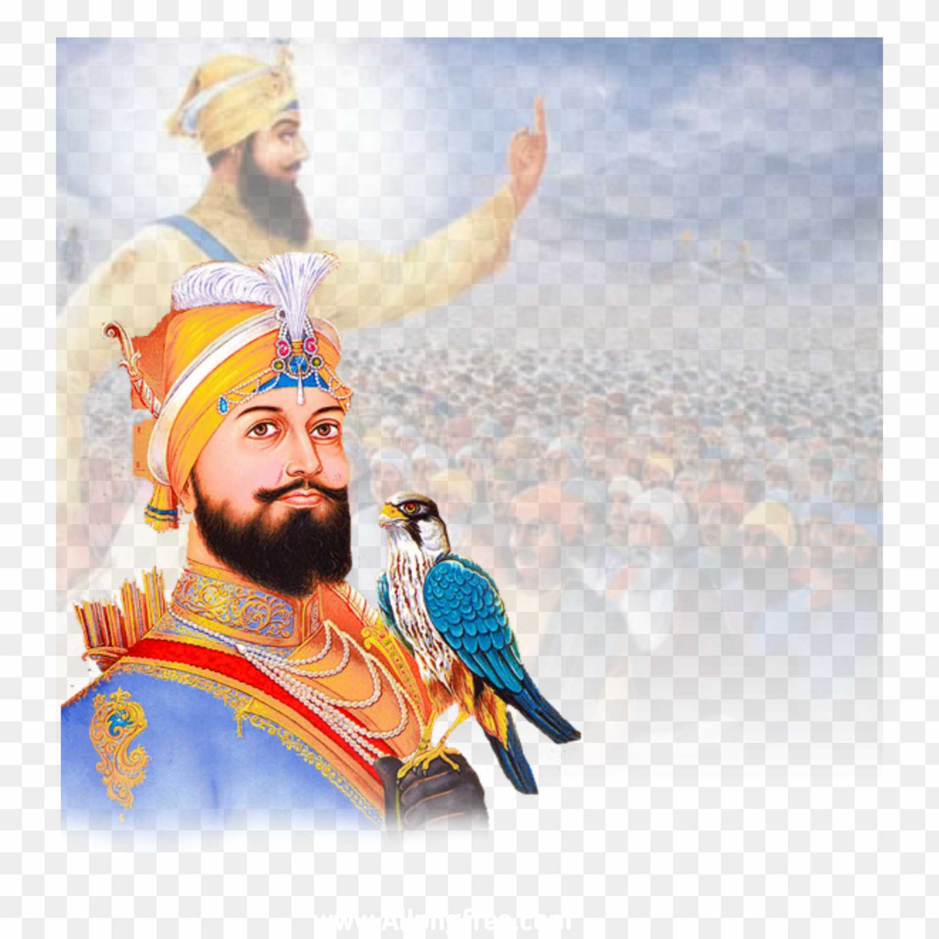 Guru Govind Singh banner editing PNG