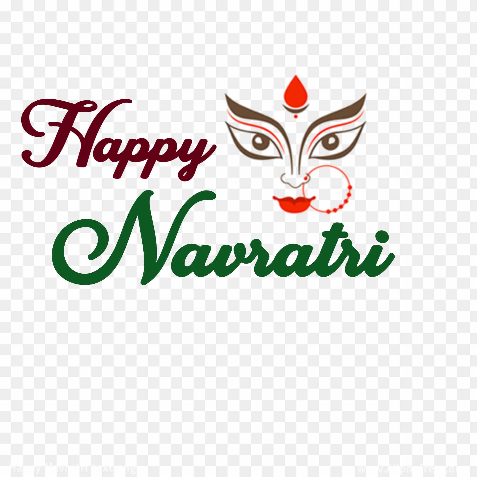 Happy navratri png images_ Durga Puja png images download 