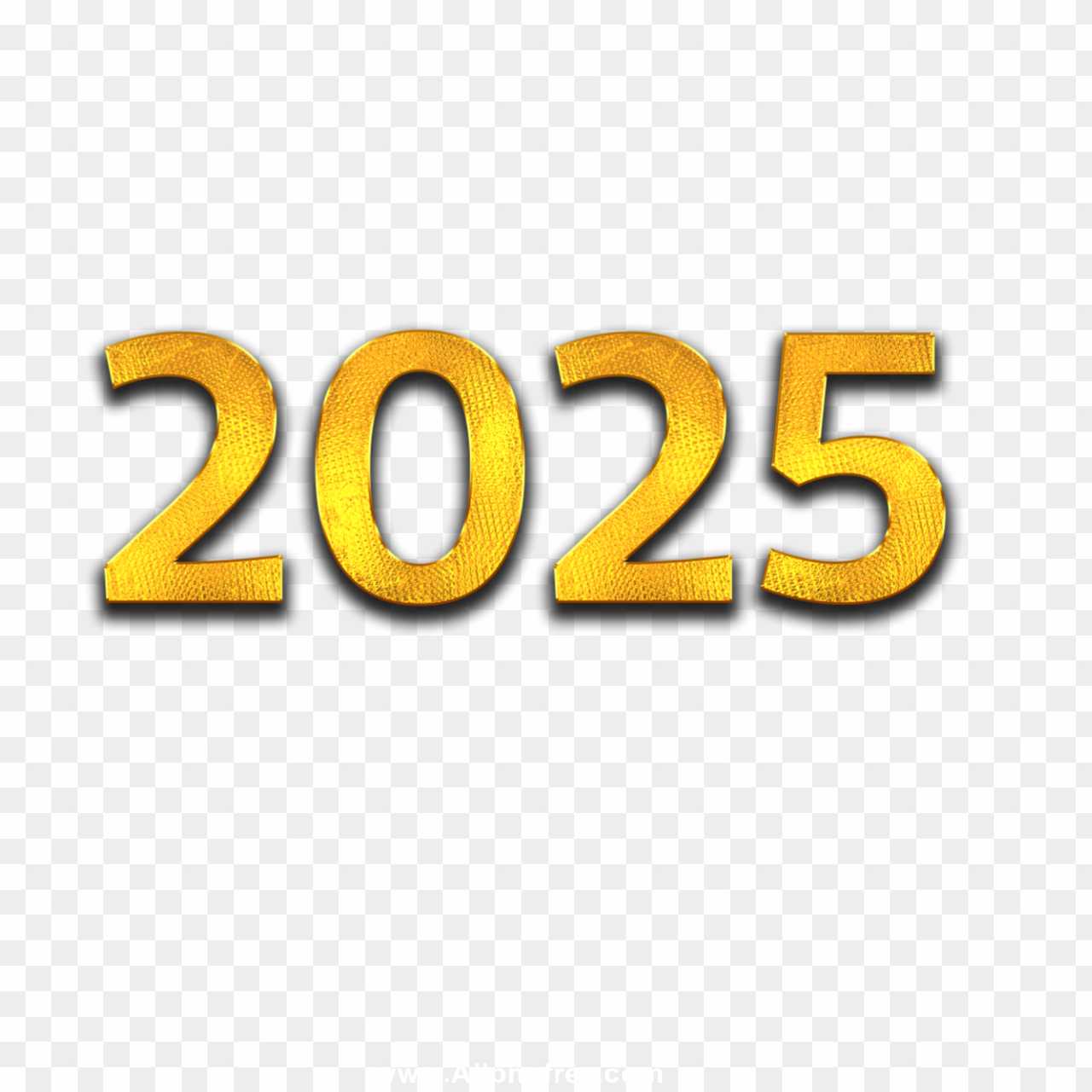 Happy New Year 2025 banner editing text PNG images download 