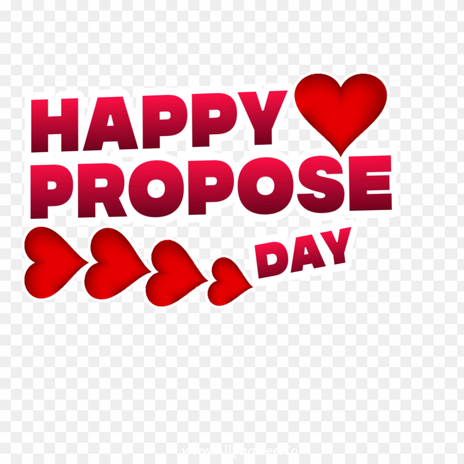 Happy propose day PNG images