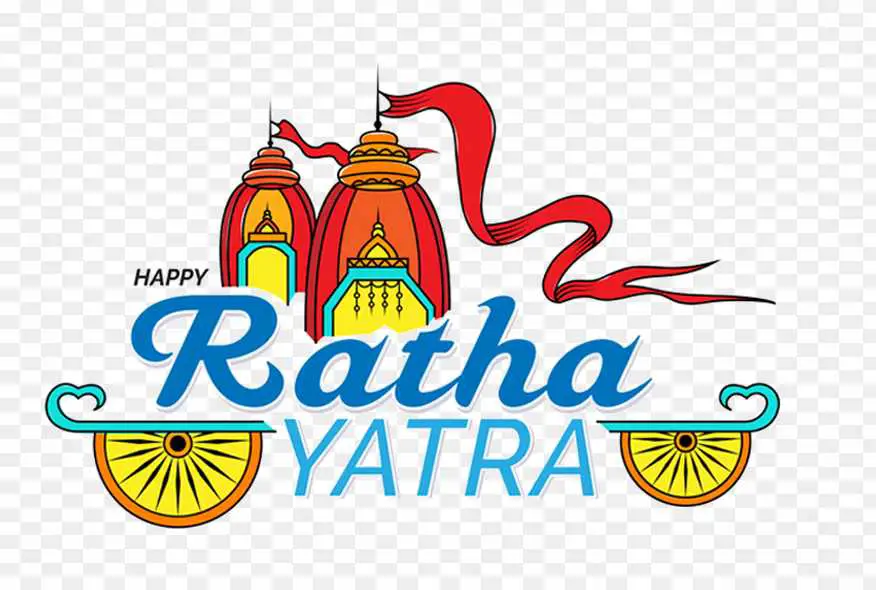 Happy Rath yatra png, Jagannath Rath Yatra