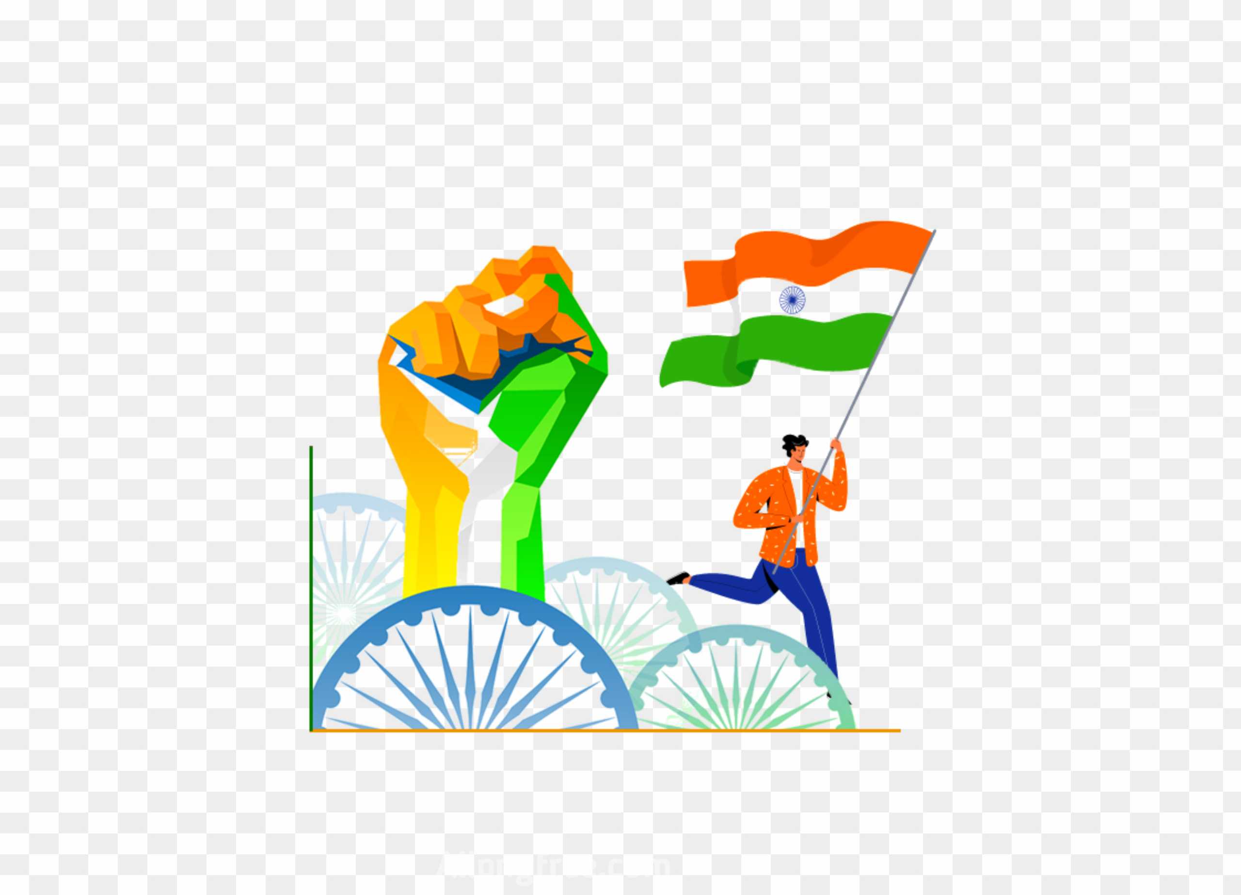 Indian flag with boy png _ indian flag images download