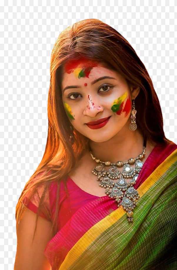 Holi gulaal girls png images