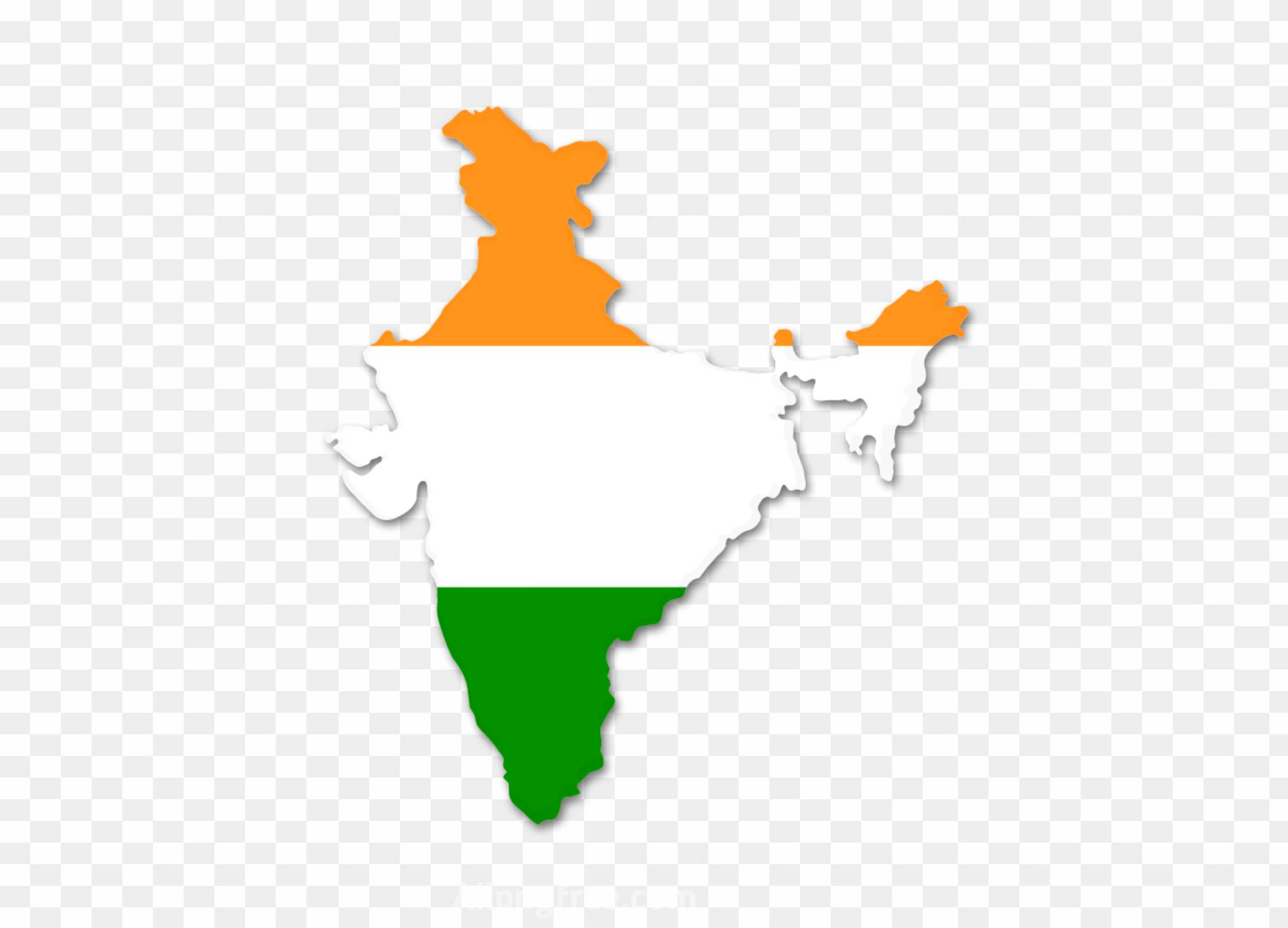 India Map Flag PNG images