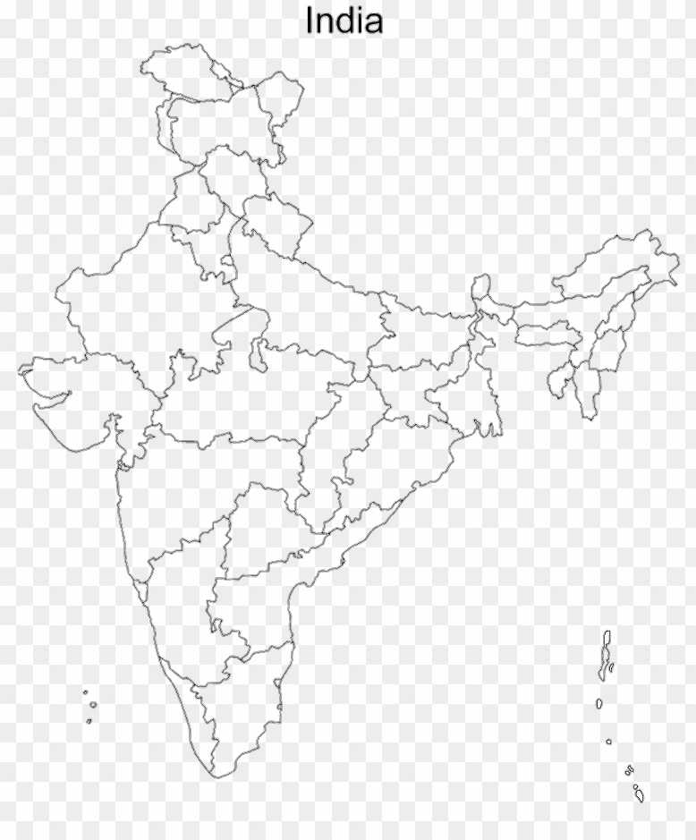 India map PNG transparent images