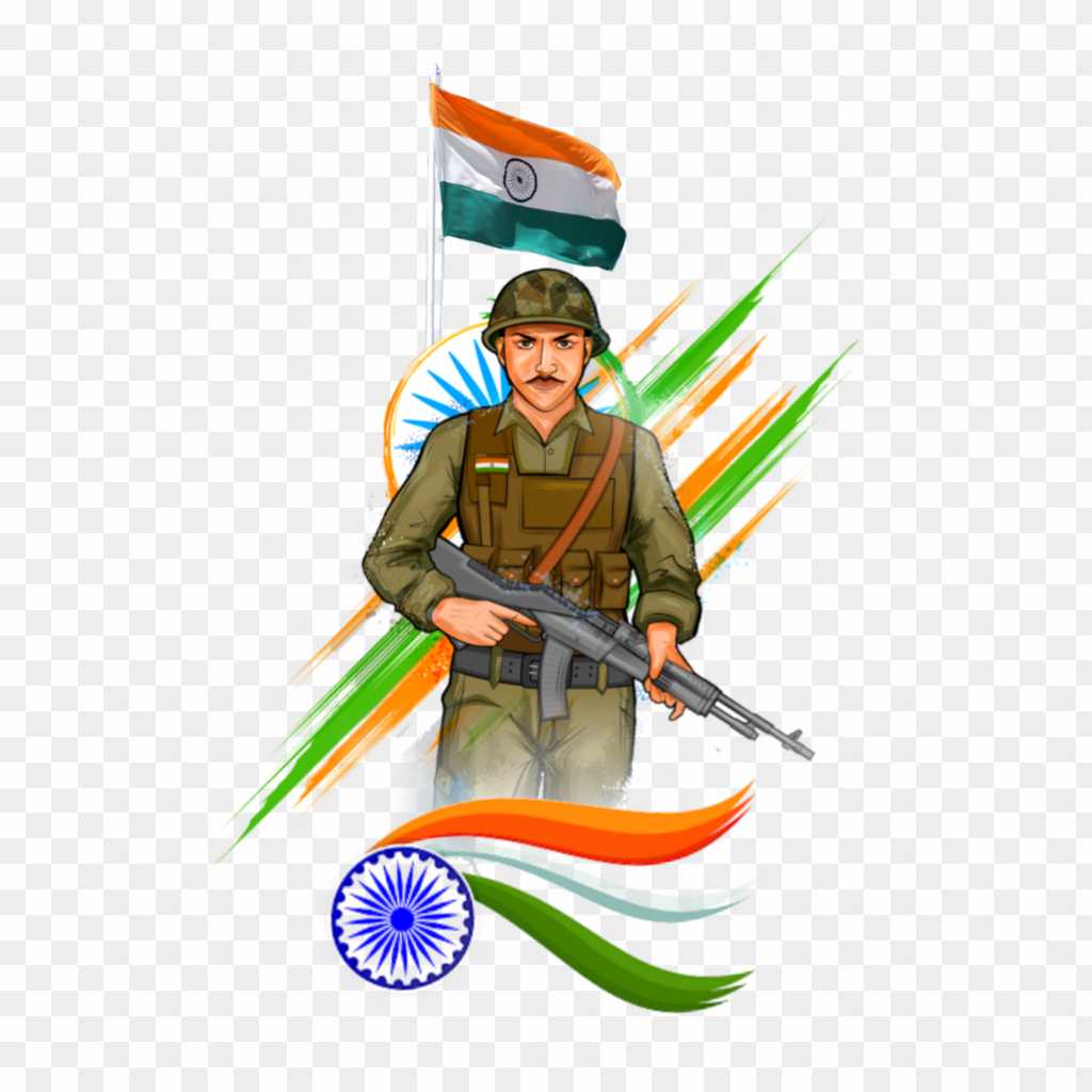 Indian Fauji PNG transparent image download