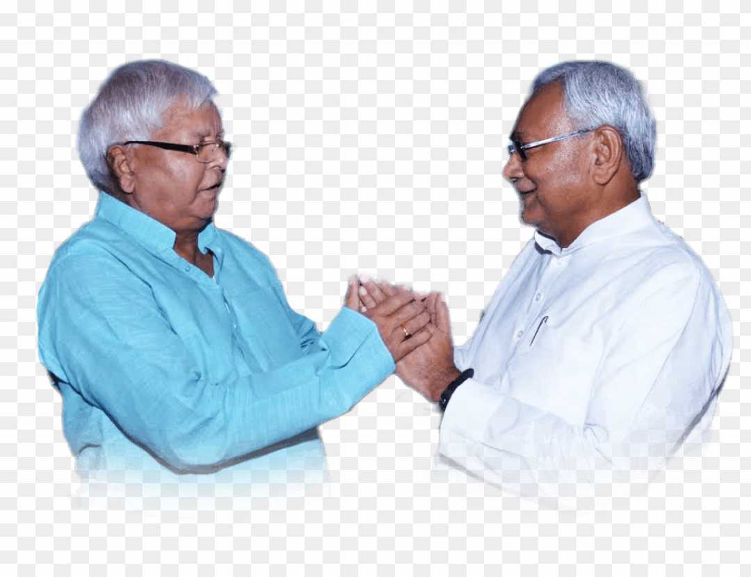 Lalu Yadav and Nitish Kumar PNG images_Rjd gathbandhan PNG images download