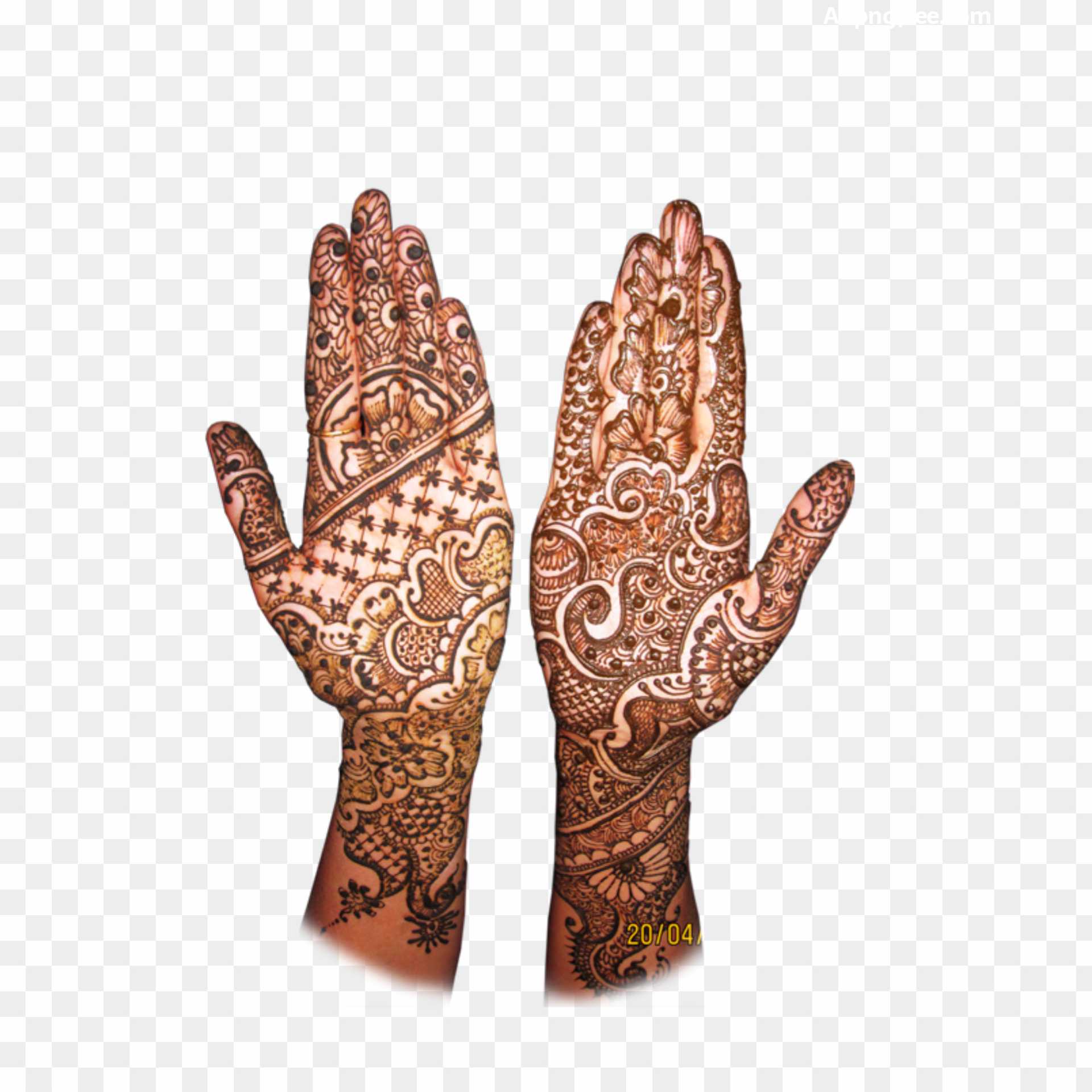 Mehndi hand PNG images download