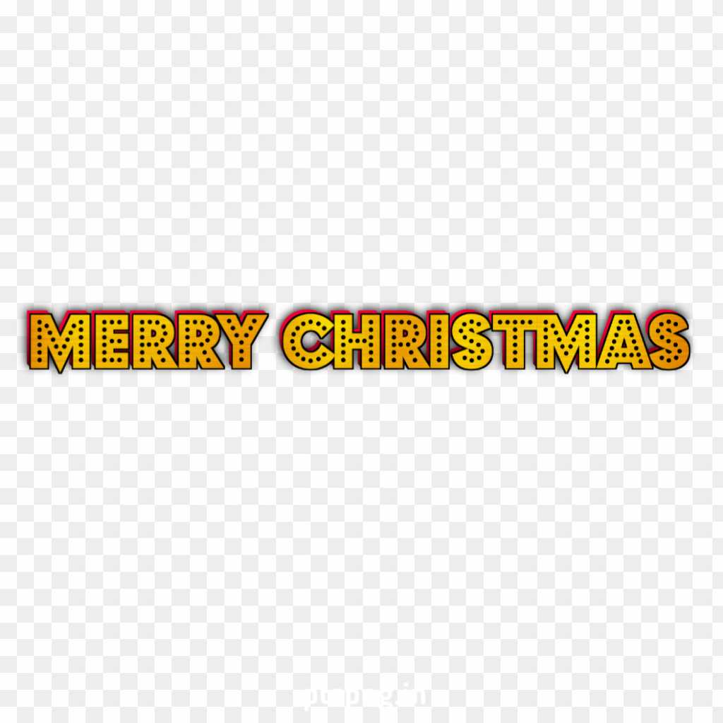 Merry christmas text PNG 