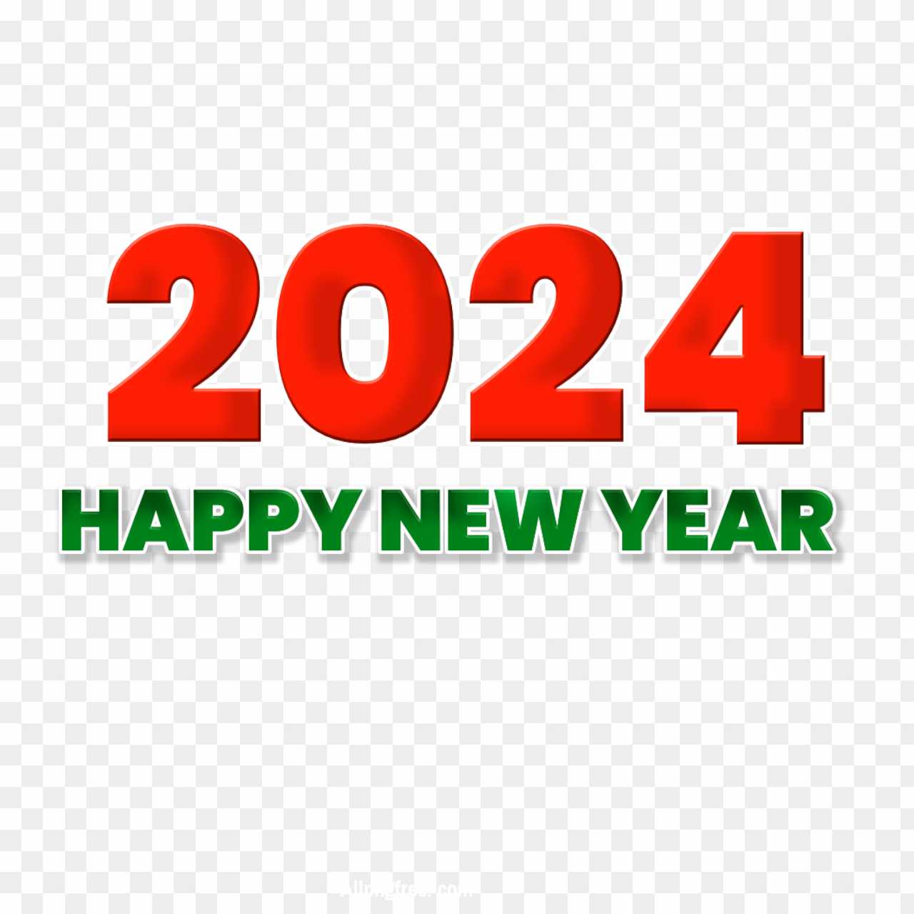 2024 Happy New Year PNG images download