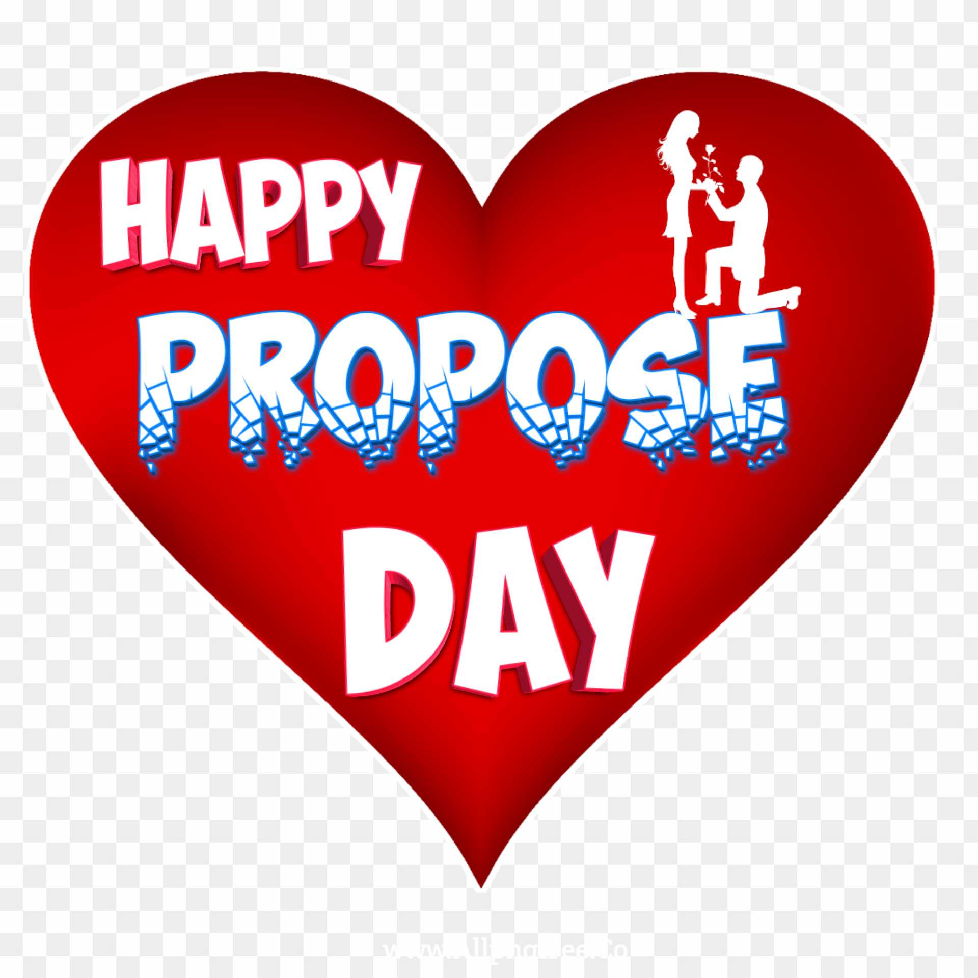 Propose day PNG transparent images