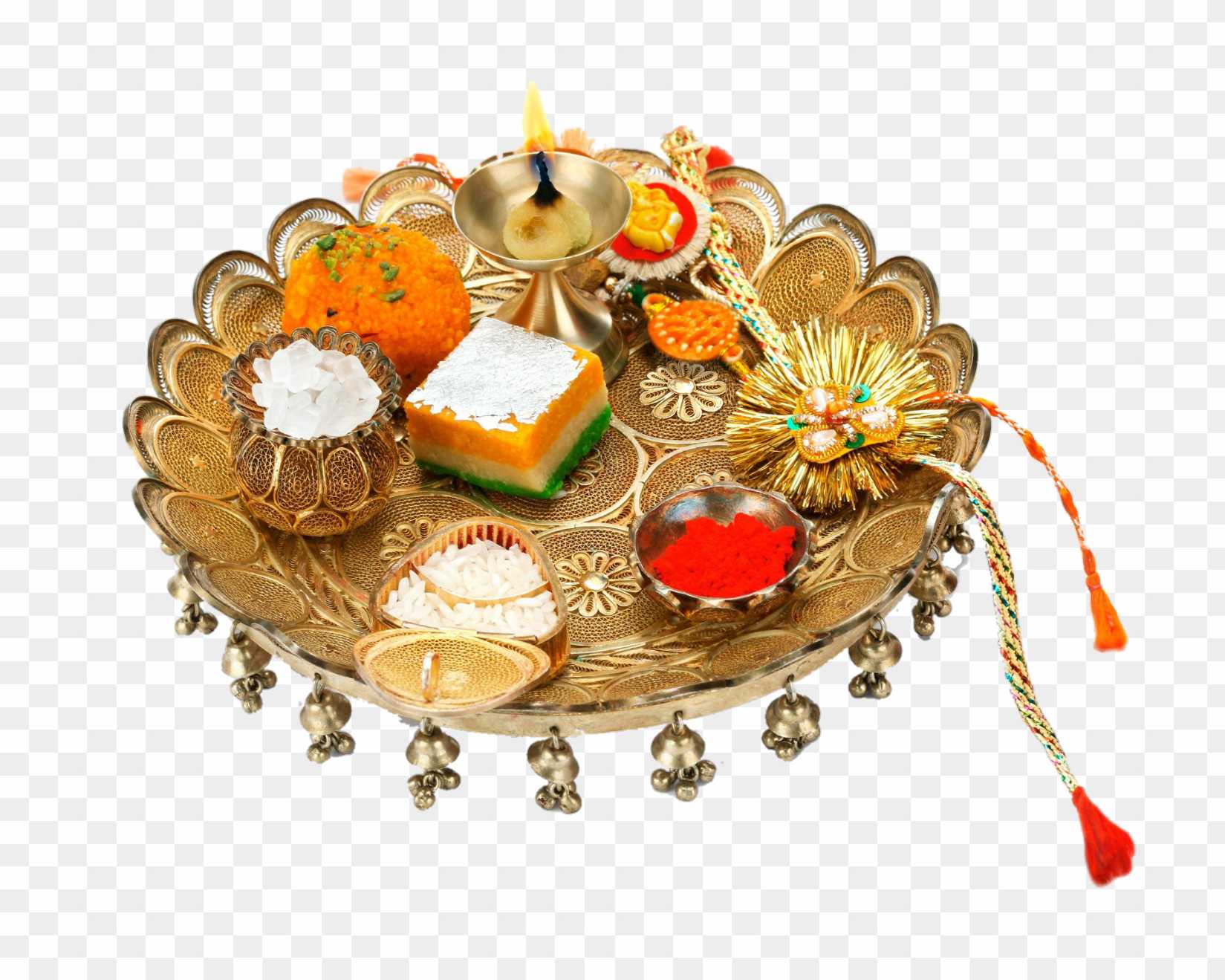 Raksha bandhan Puja thali png images download 