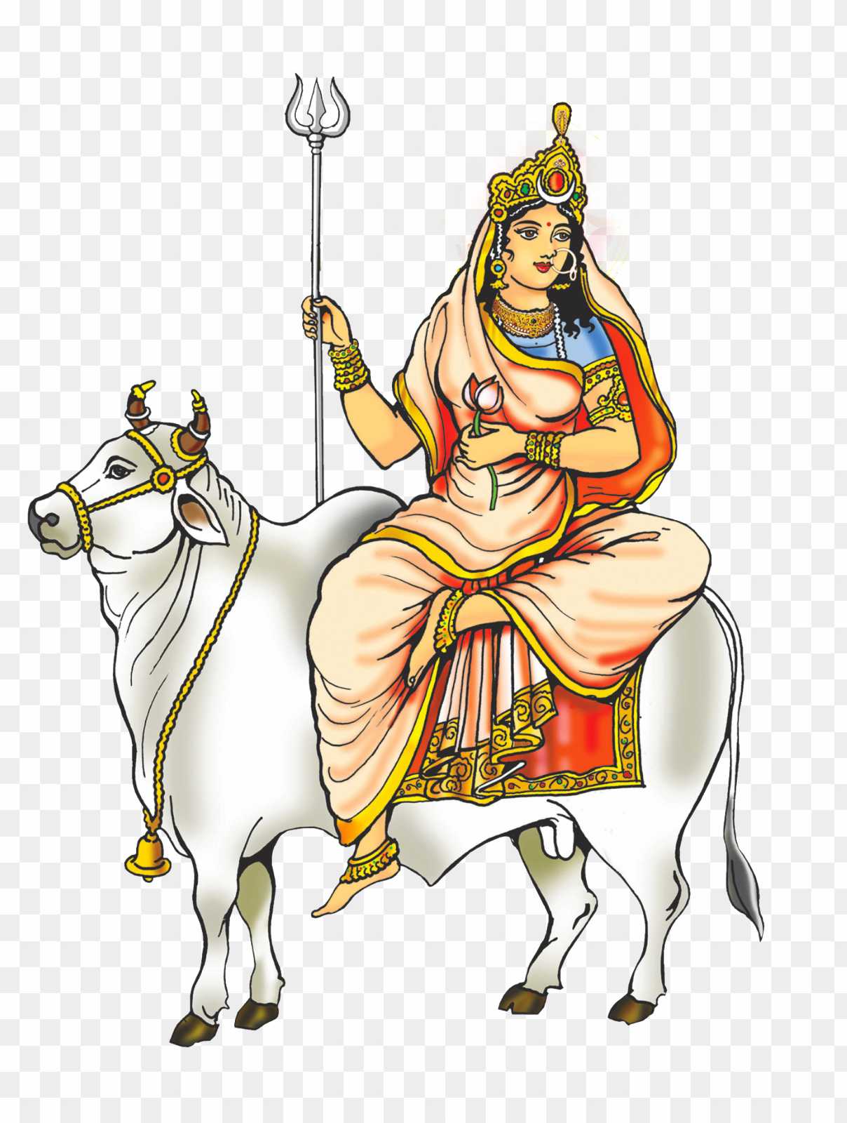Shailputri maa png download, Navratri One day png images 