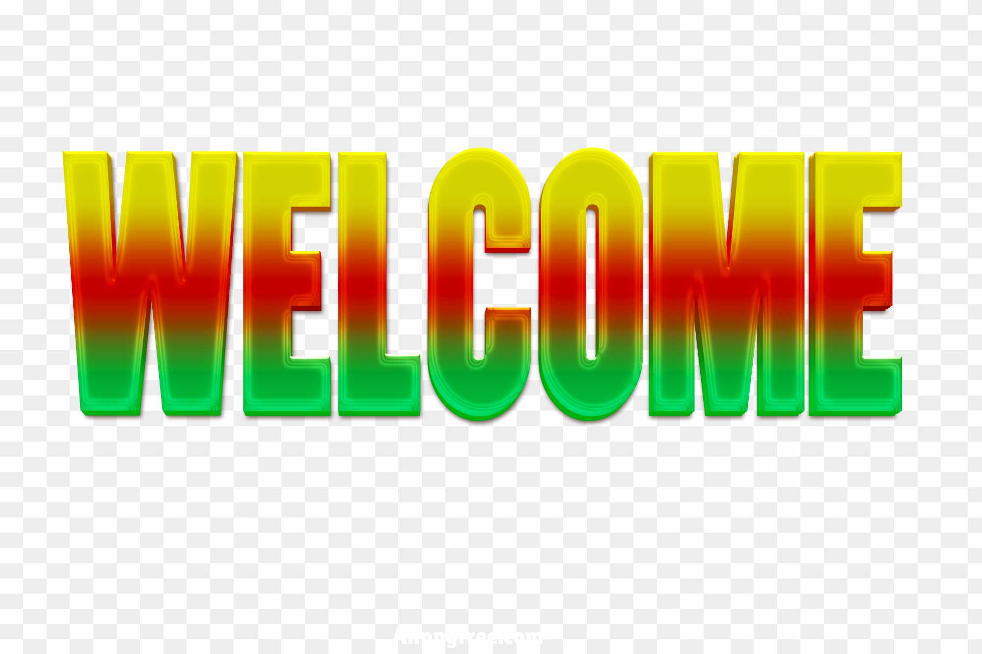 Welcome PNG text transparent image