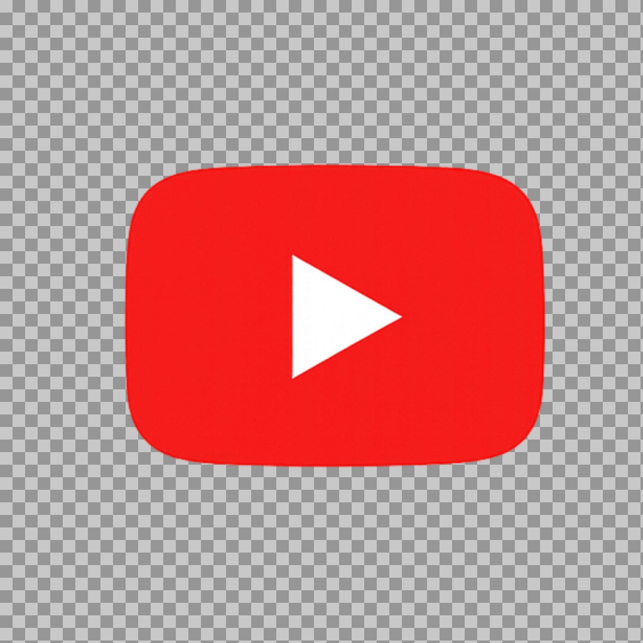 YouTube Play Button Logo PNG Transparent Download