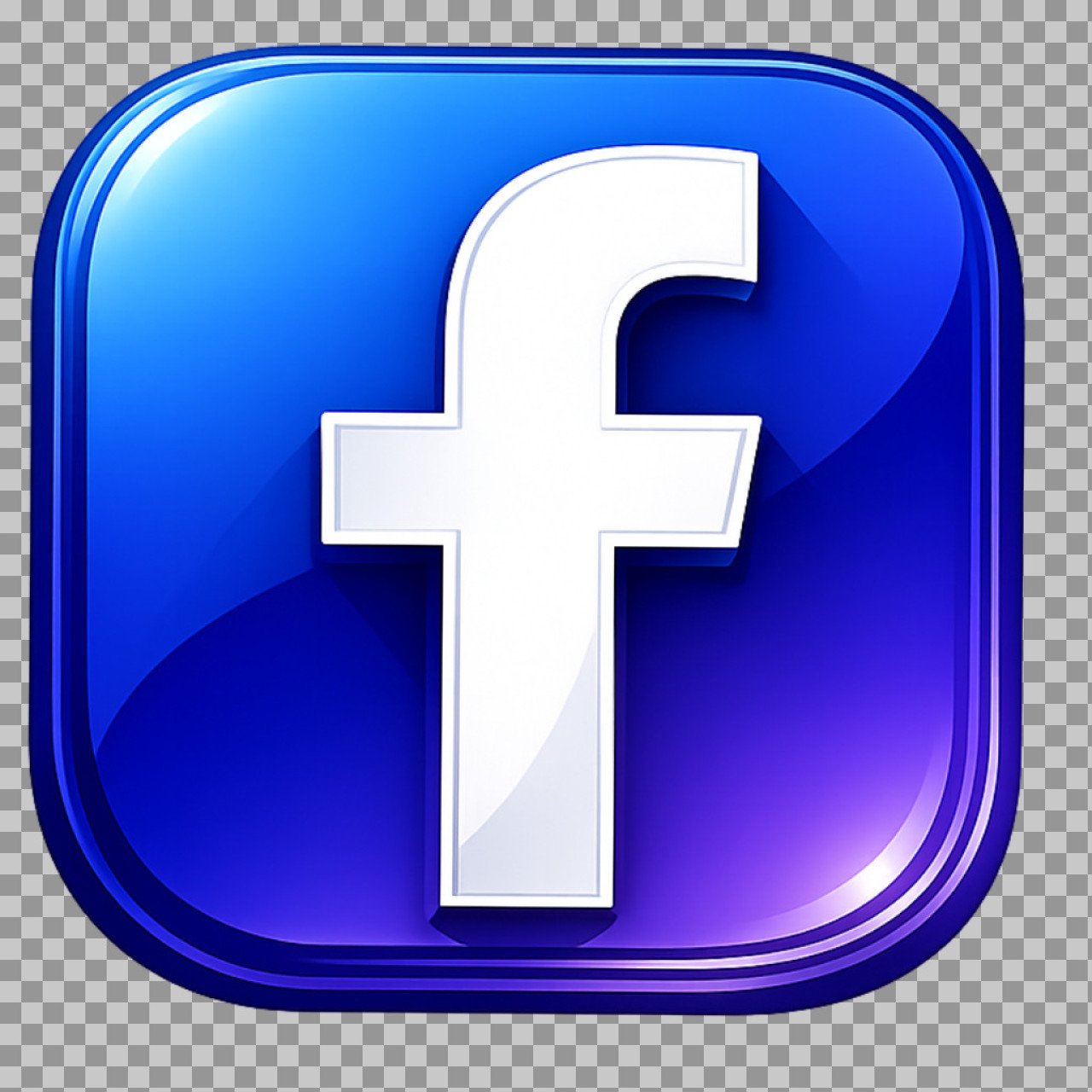 Facebook Logo Icon PNG Transparent Background Download