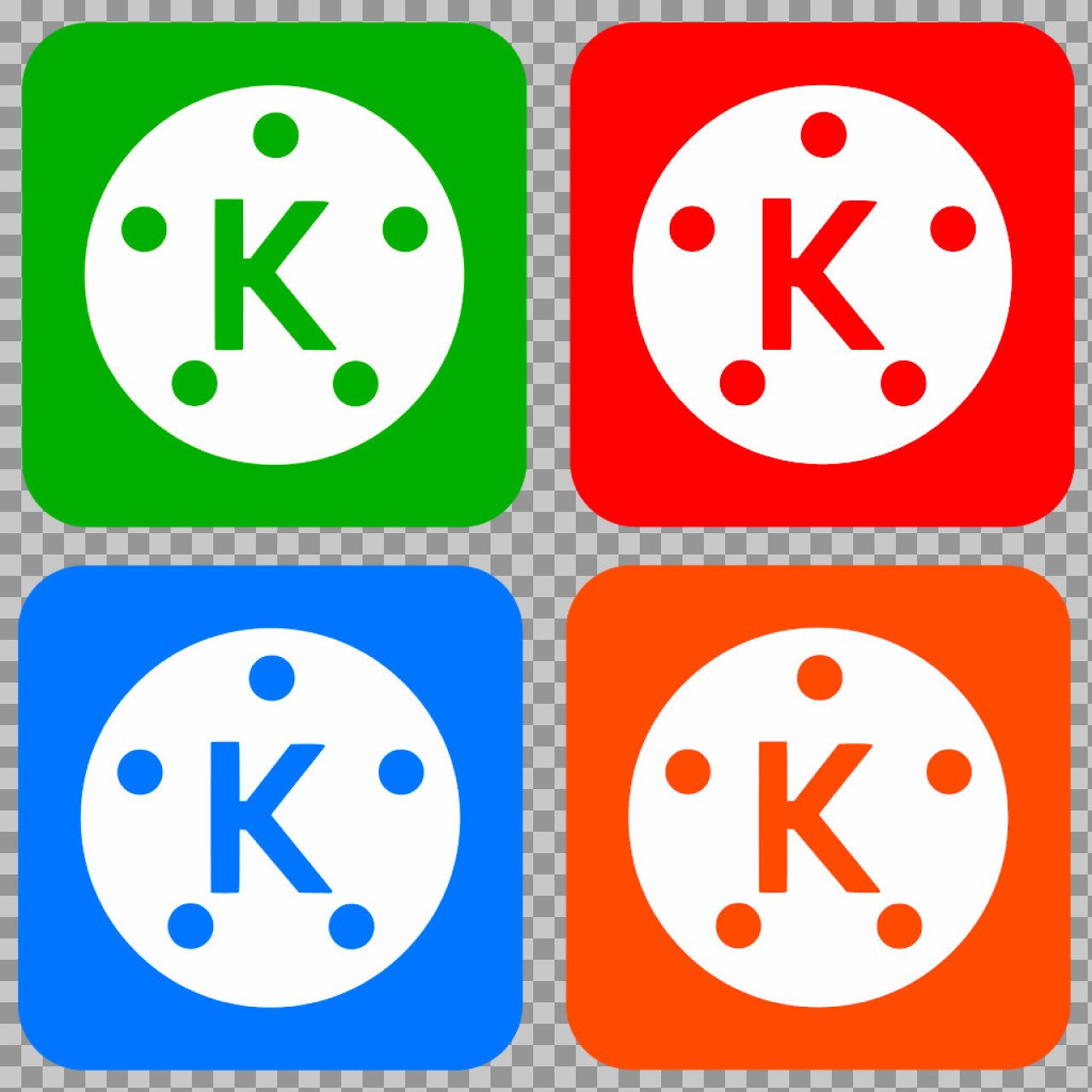 KineMaster Logo Icons PNG Set Transparent Background