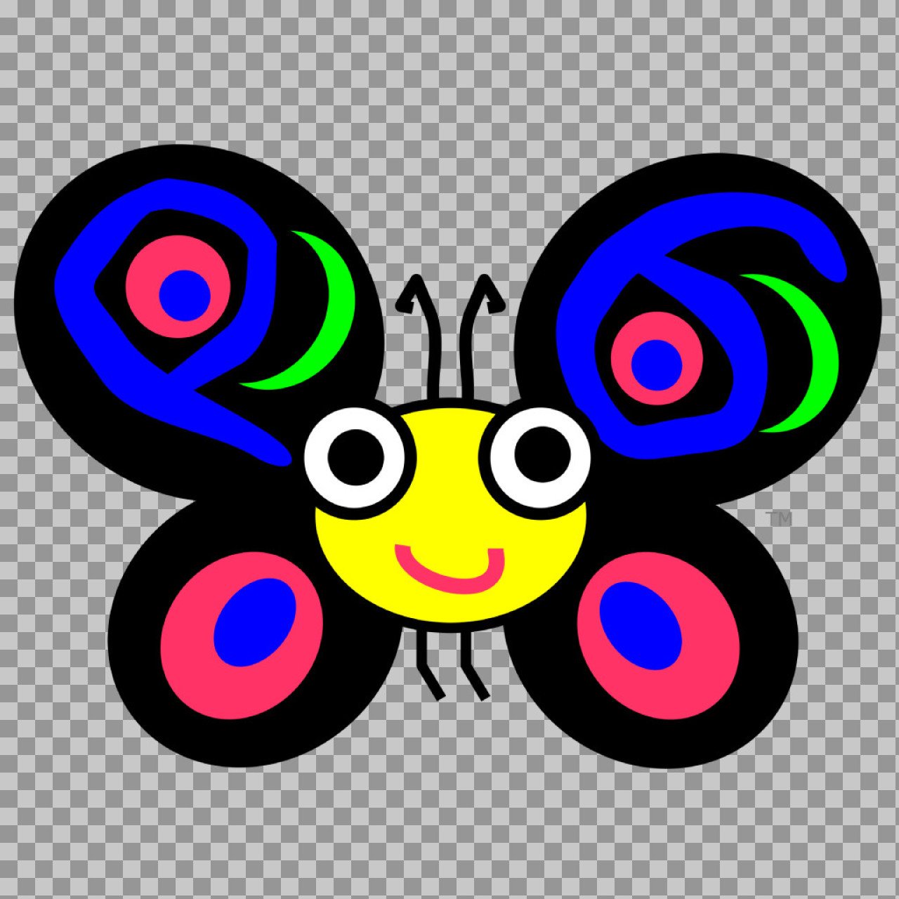 Classic MSN Butterfly Logo PNG - Transparent Background