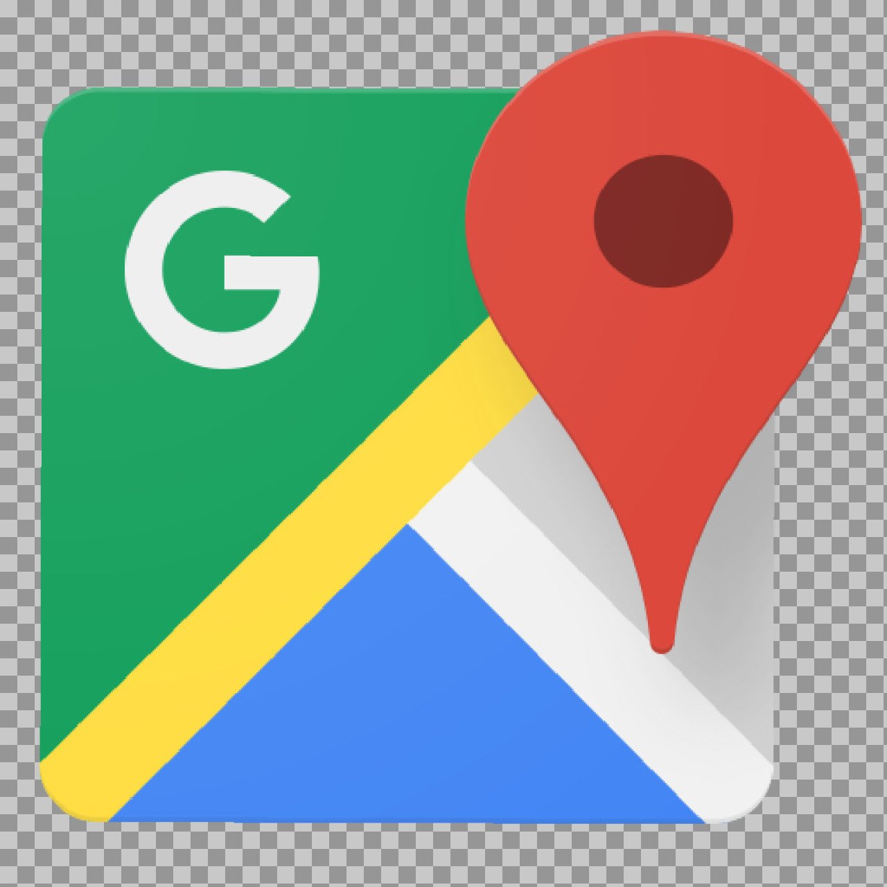 Google Maps Icon PNG – High-Quality Location Pin & Map Logo