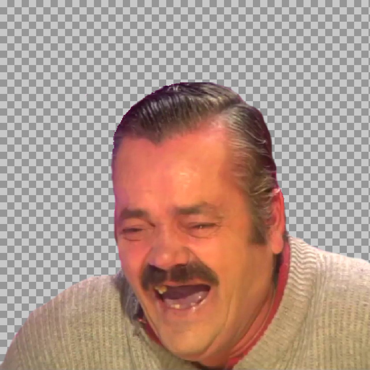 Laughing Man Reaction Image | Emotional Celebrity Meme Face PNG Transparent