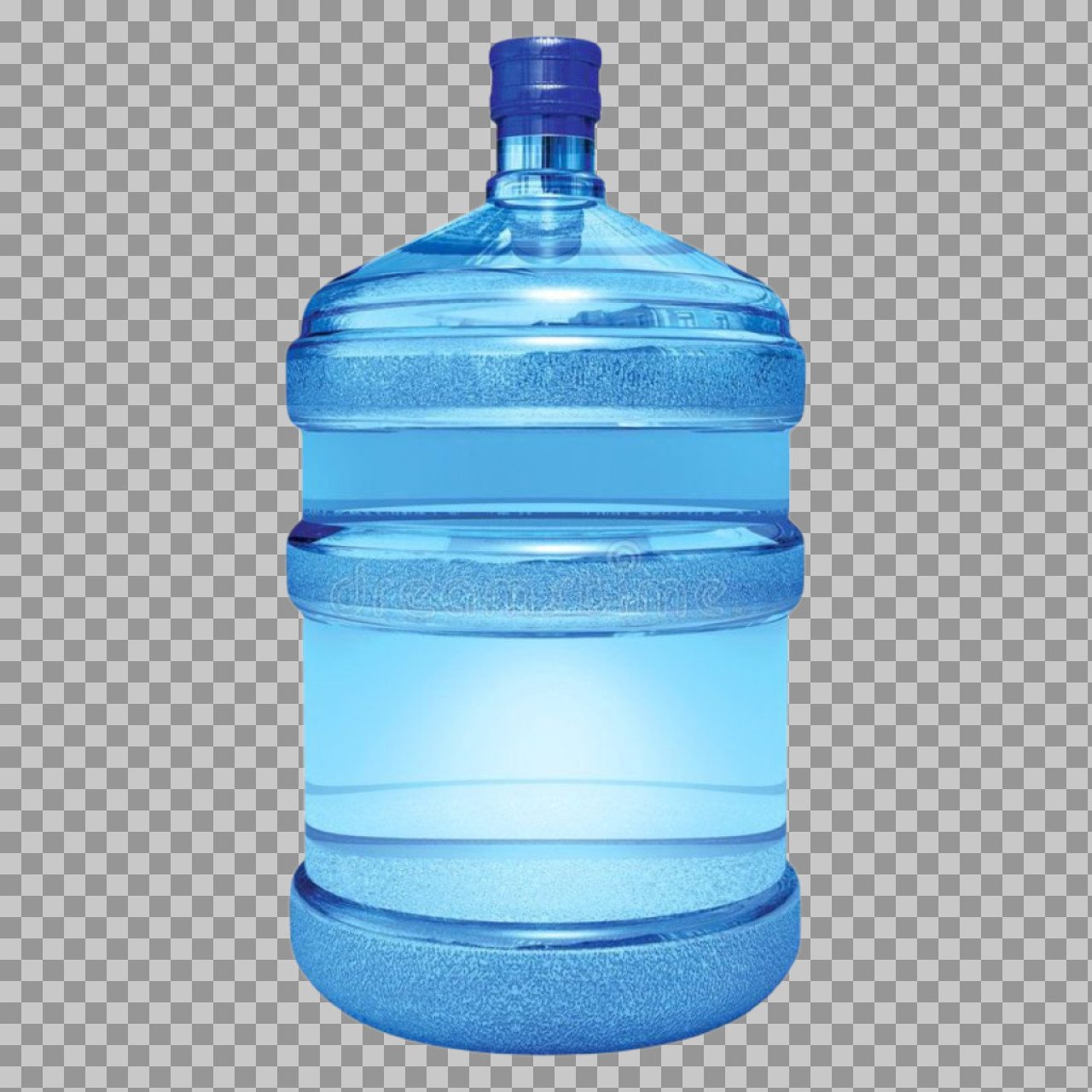 5 Gallon Water Bottle PNG | Blue Water Dispenser Jug Transparent Image