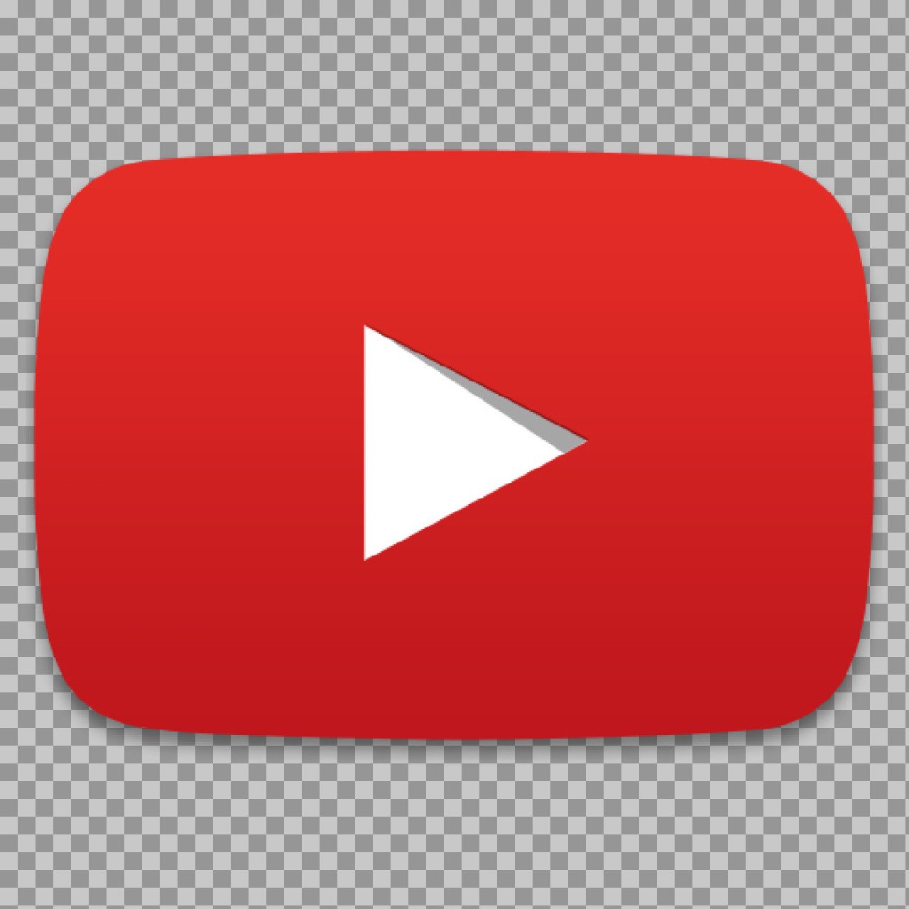 YouTube Logo PNG Transparent Background – Official Play Button Icon
