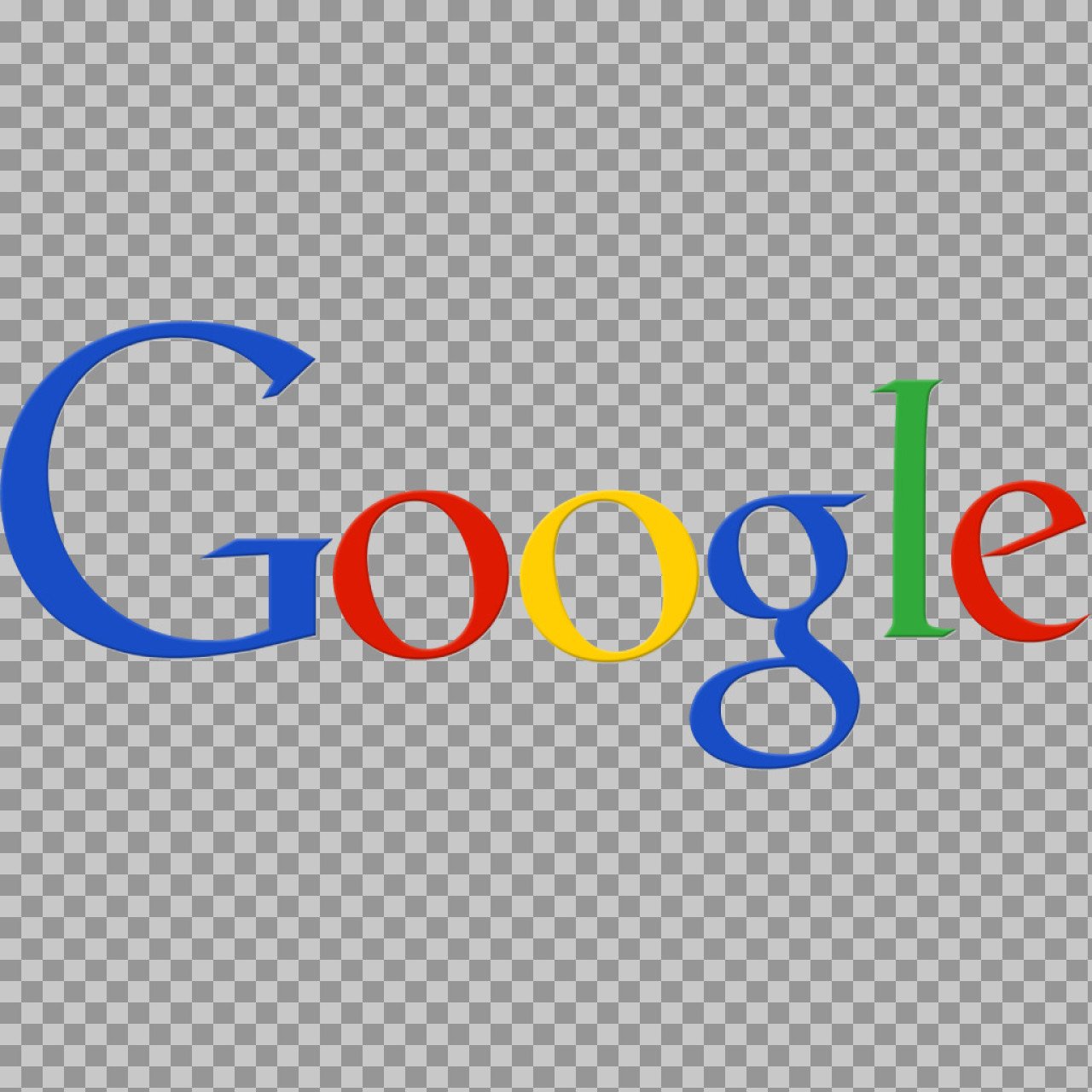 Google Classic Logo PNG – Old Multicolor Serif Wordmark Transparent