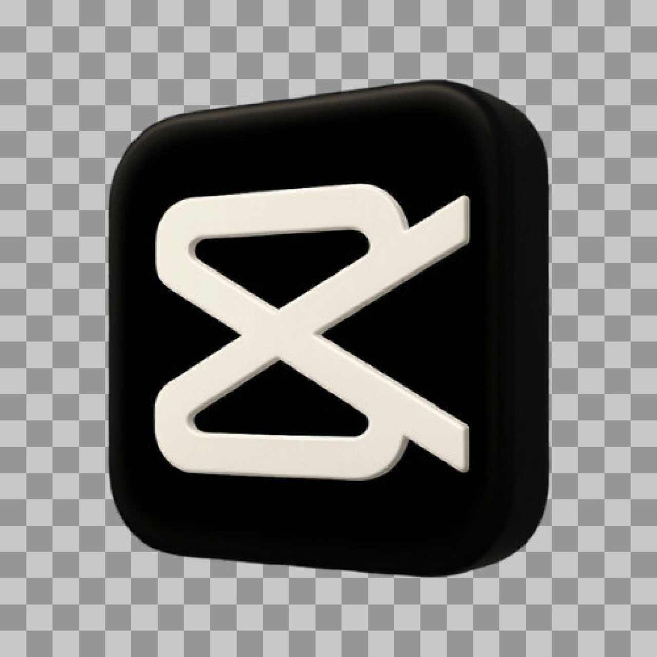 CapCut 3D Logo PNG Download Free | HD Transparent Icon