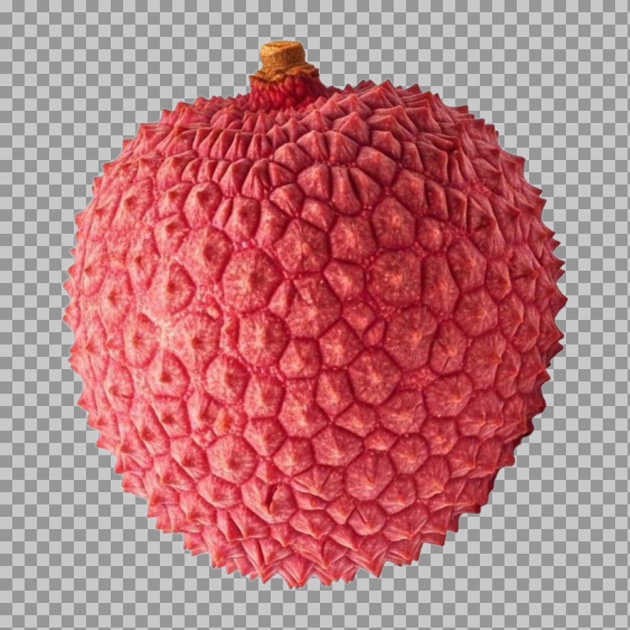 Fresh Lychee Fruit PNG | Transparent Background Tropical Fruit Image