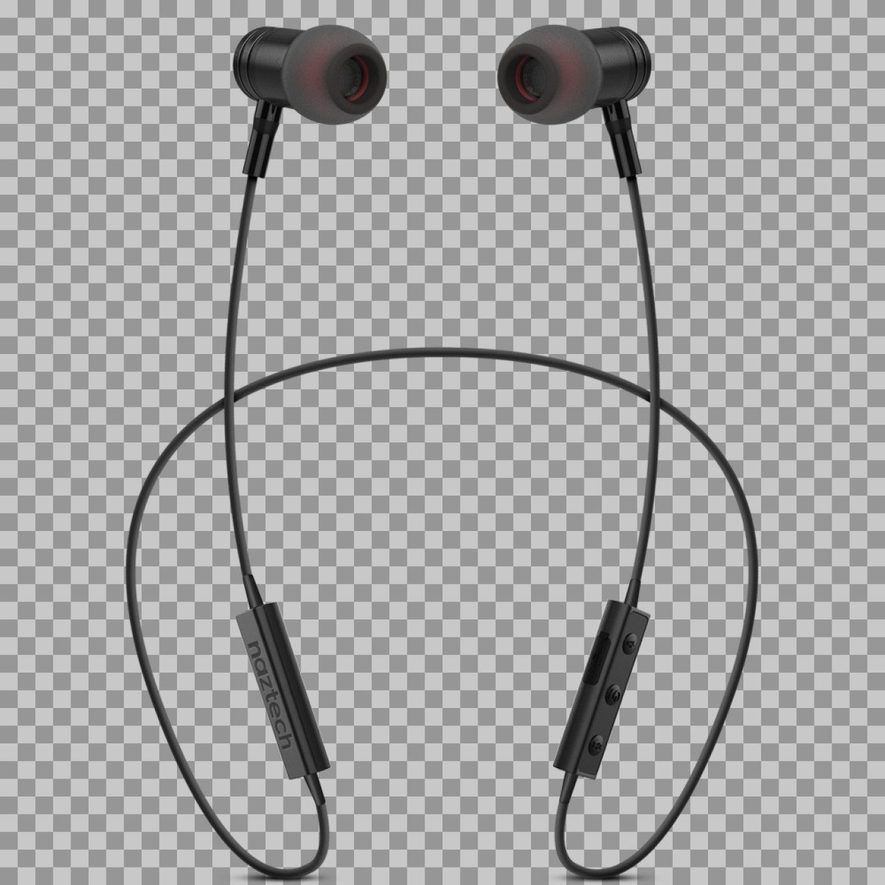 Naztech Wireless Bluetooth Earphones | Premium Neckband In-Ear Headphones