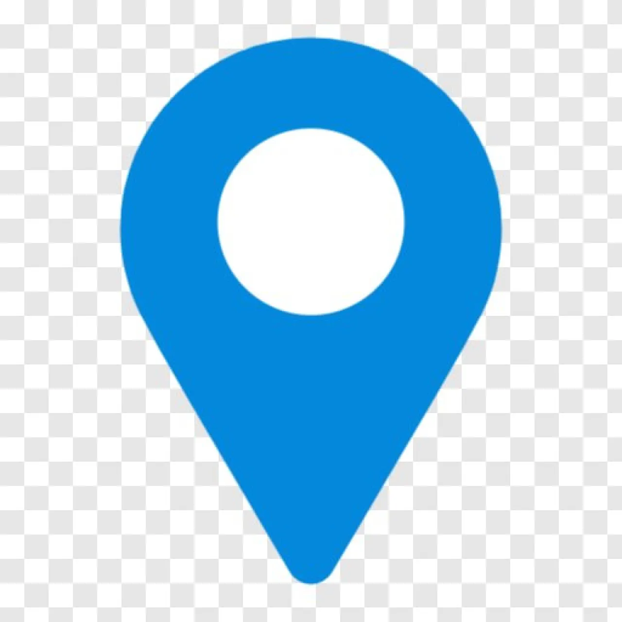 Blue Location Pin PNG | Map Marker Icon Transparent Image