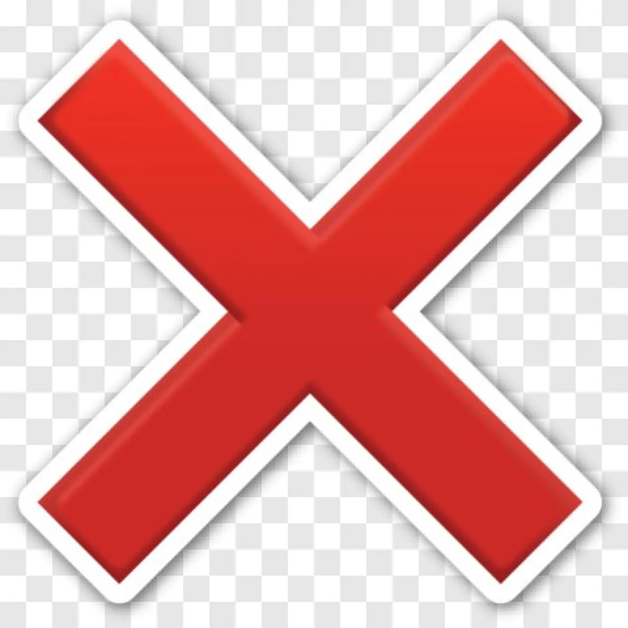 Red X Mark Icon | Wrong, Cancel & Delete Symbol PNG