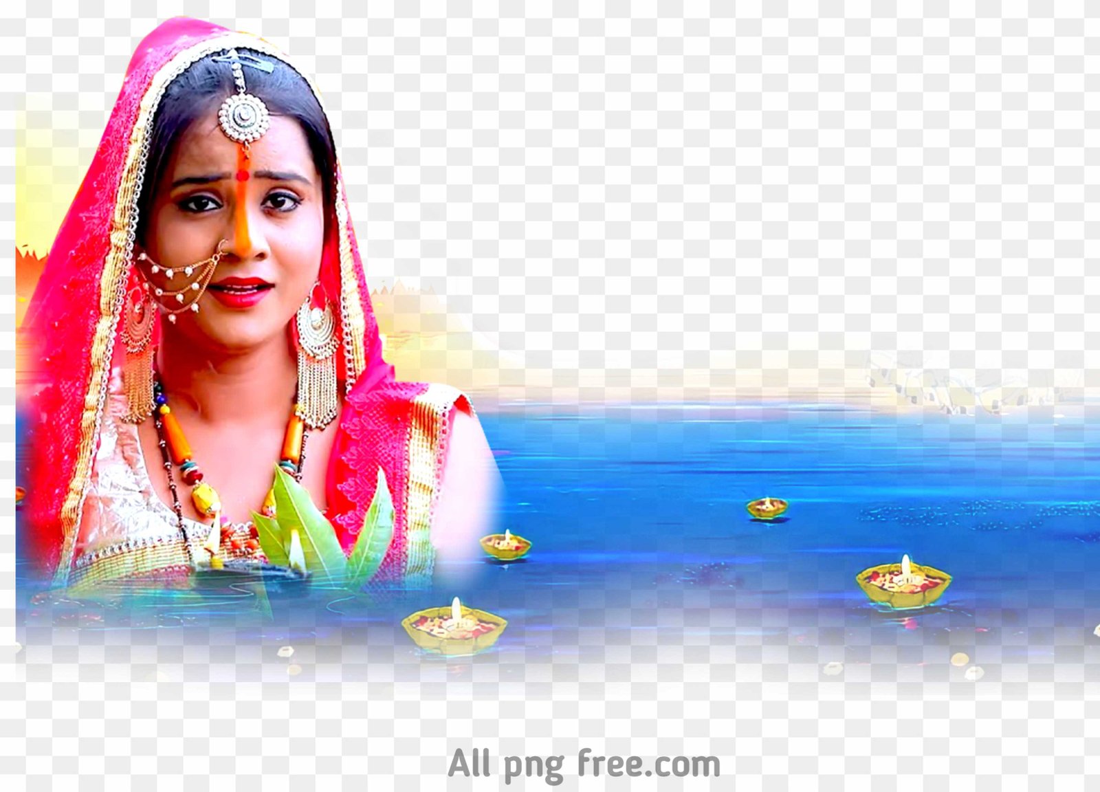 Actress chhath Puja free transparent PNG Image