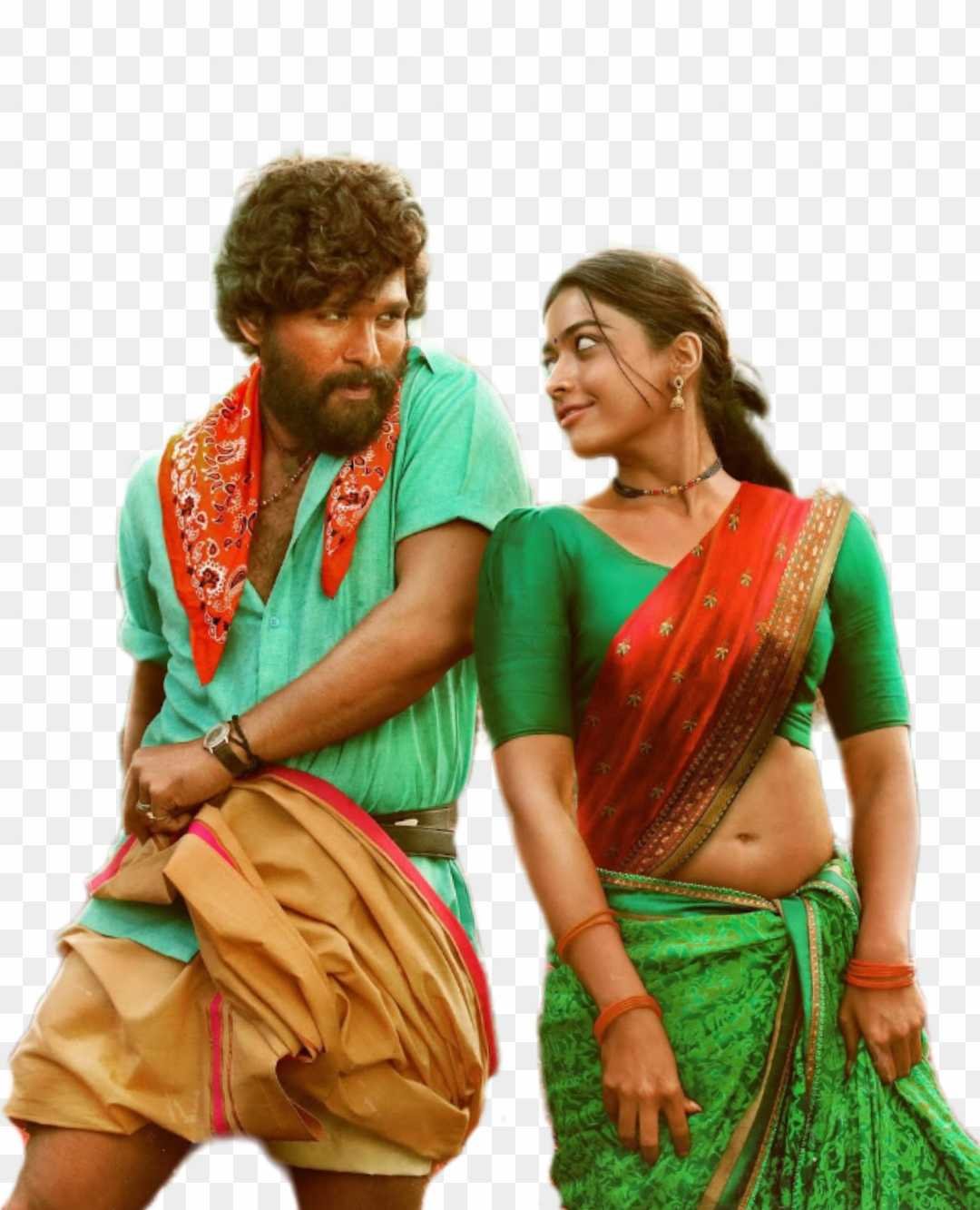 allu arjun and rashmika mandanna png images