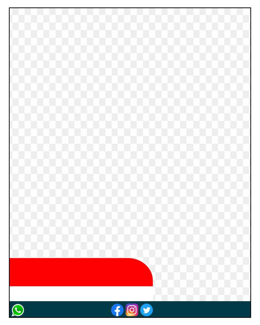 Banner frame PNG with boder 