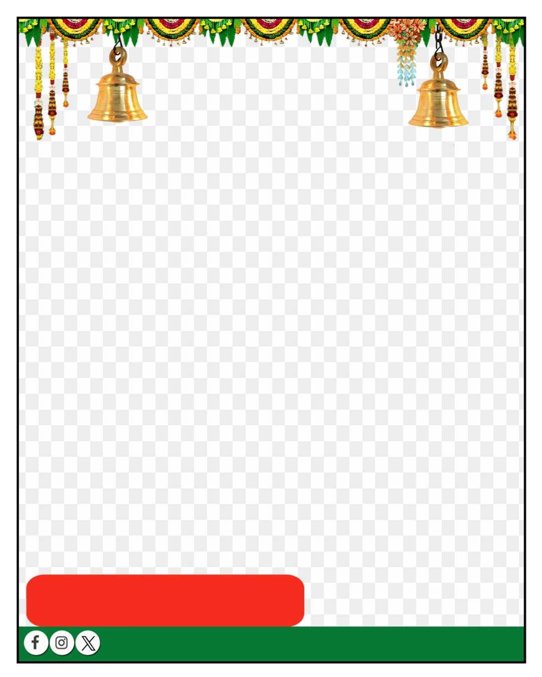 Bhakti poster frame PNG image download 